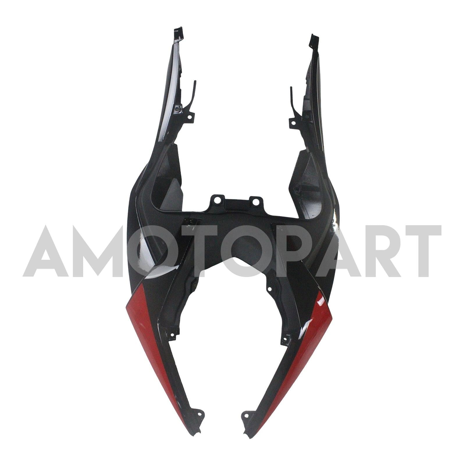 Amotopart 2019-2023 Kawasaki ZX6R Glossy Red Black Fairing Kit
