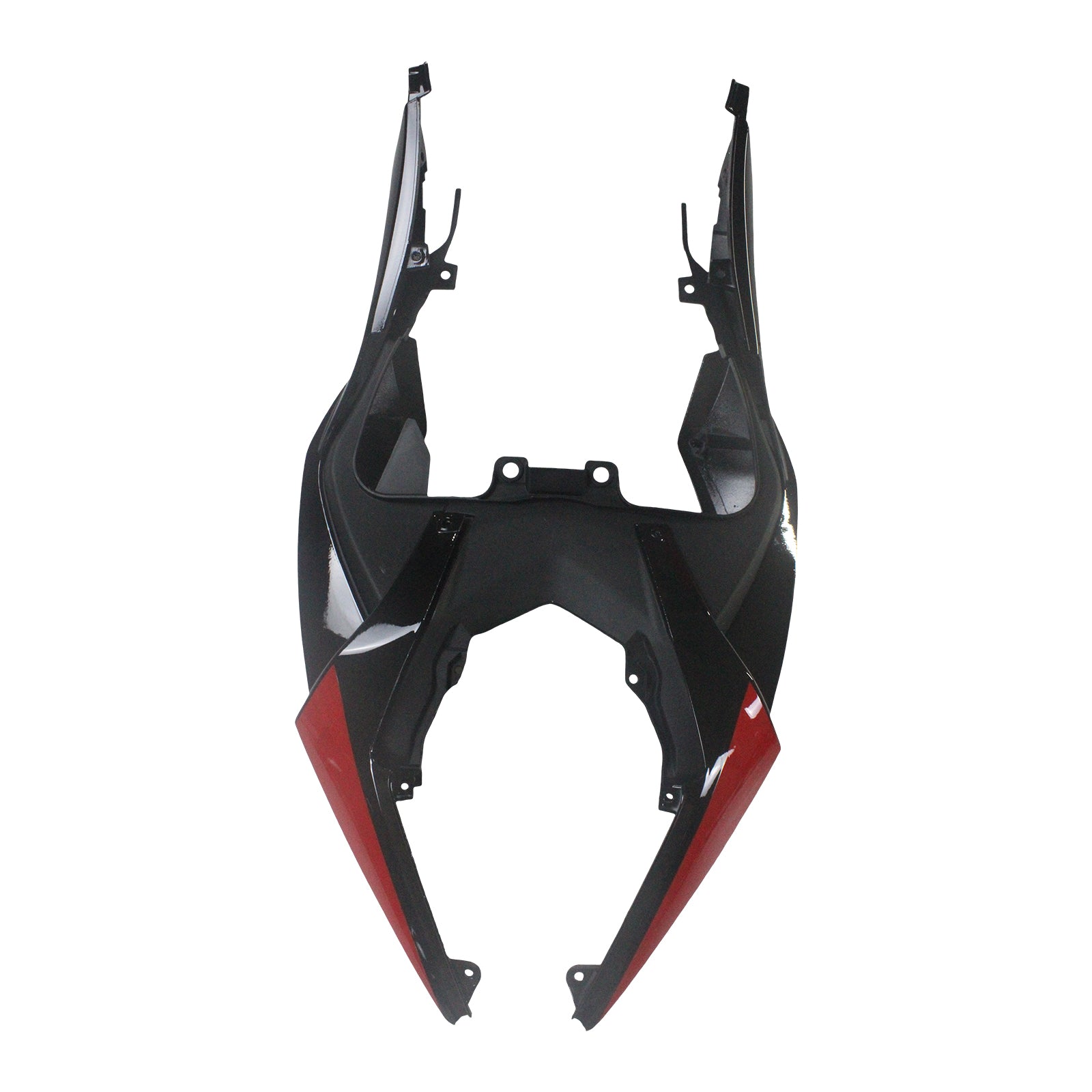 Amotopart 2019-2023 Kawasaki ZX6R Glossy Red Black Fairing Kit