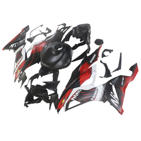 Amotopart 2019-2023 Kawasaki ZX6R Matte Black Red Fairing Kit