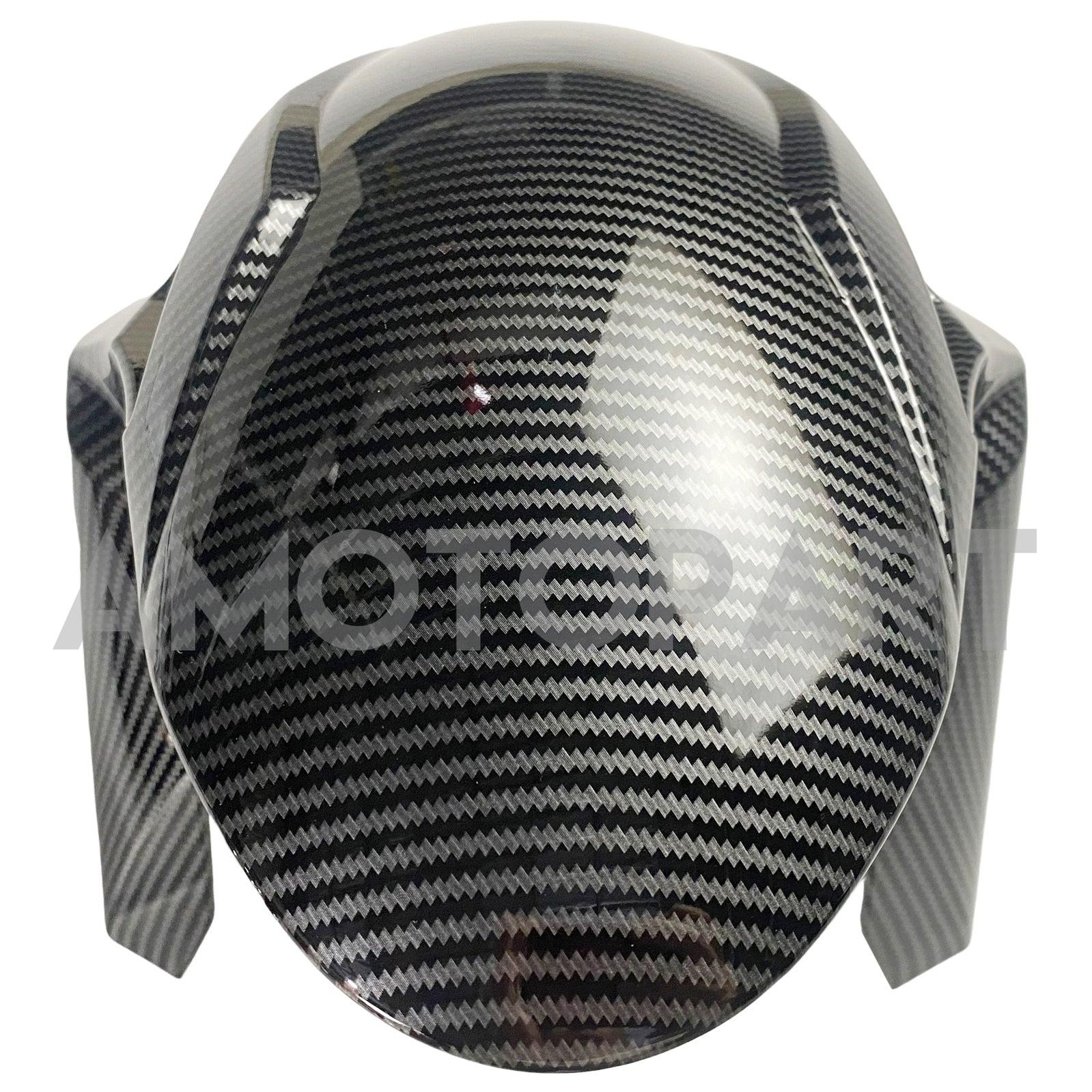 Amotopart 2019-2023 Kawasaki ZX6R Carbon Fiber White Fairing Kit