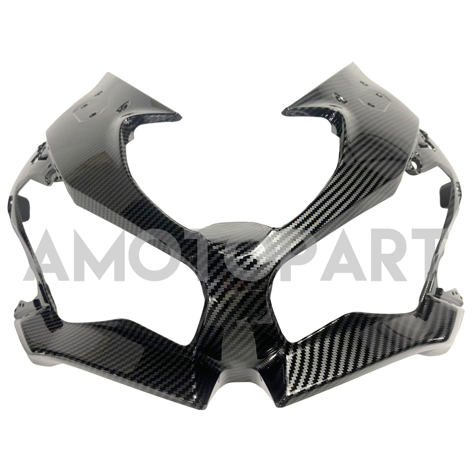 Amotopart 2019-2023 Kawasaki ZX6R Carbon Fiber White Fairing Kit