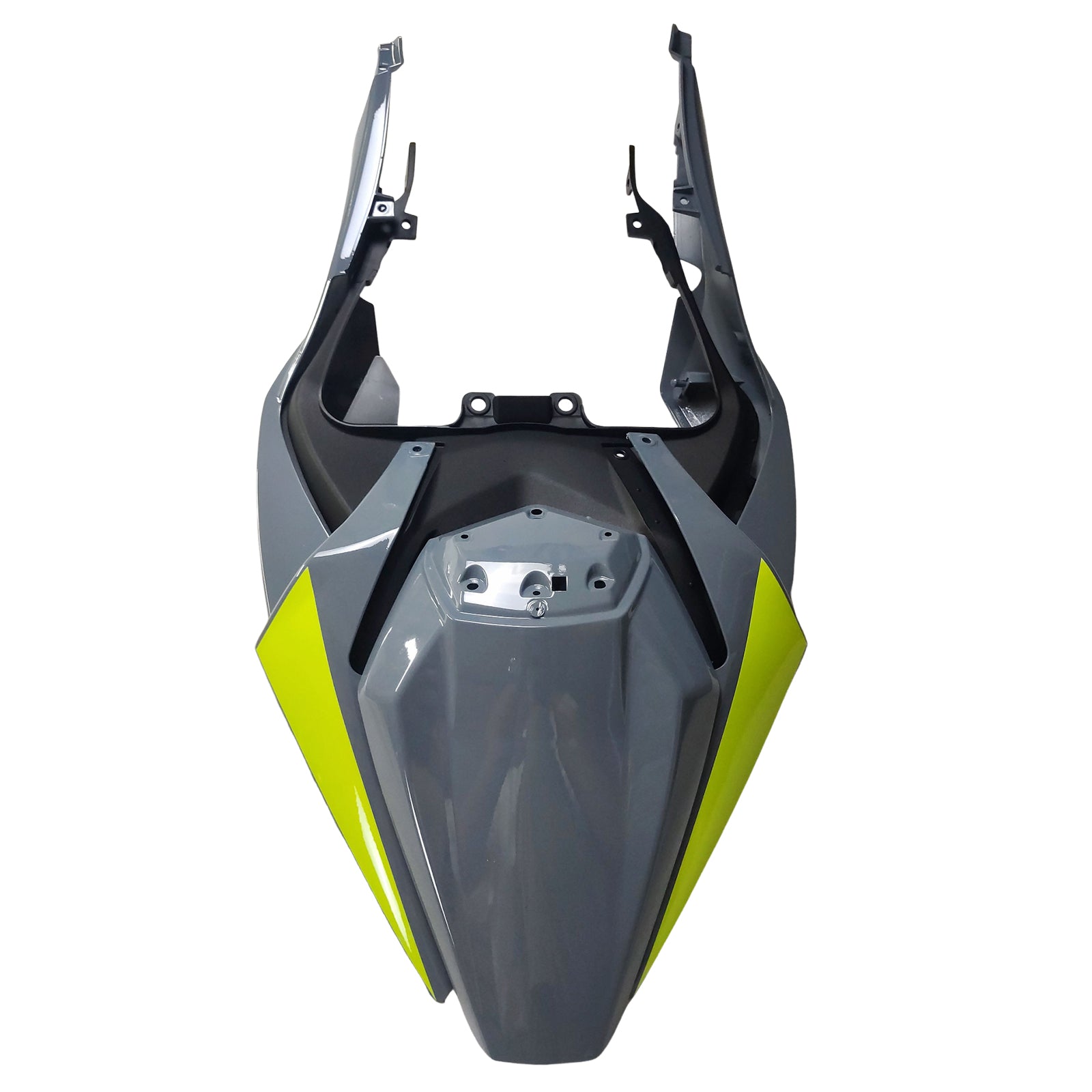 Amotopart 2019-2023 kit kawasaki zx6r grigio giallo carenatura