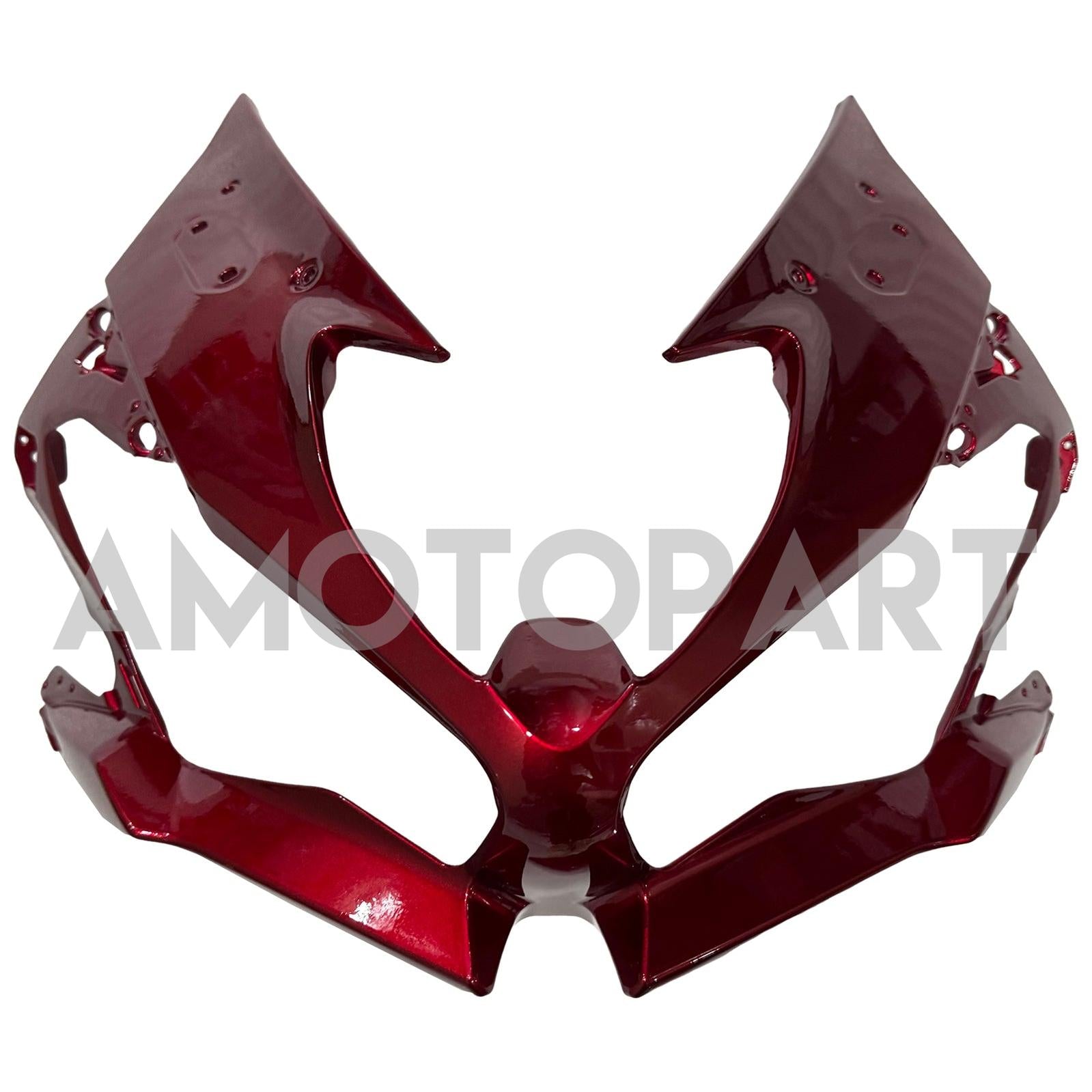 Amotopart 2019-2023 Kawasaki ZX6R Glossy Red Fairing Kit
