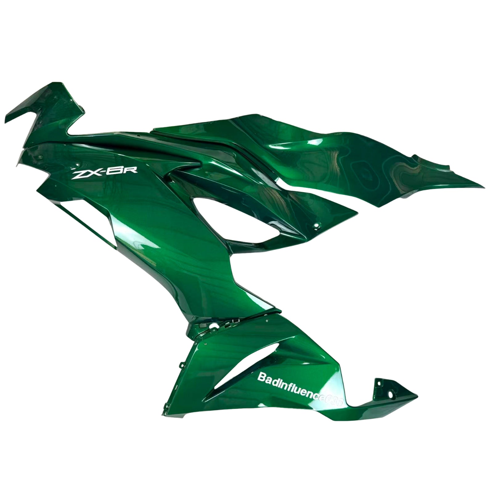 Amotopart 2019-2023 Kawasaki ZX6R Metallic Green Fairing Kit