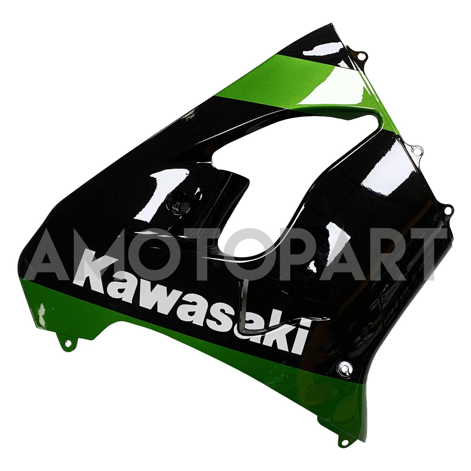 Amotopart Kawasaki 2002-2003 ZX9R Dark Green Black Fairing Kit