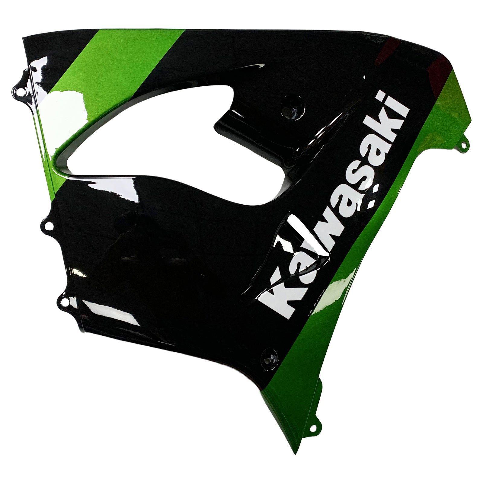 Amotopart Verkleidungsset für Kawasaki ZX9R 2002–2003, dunkelgrün und schwarz