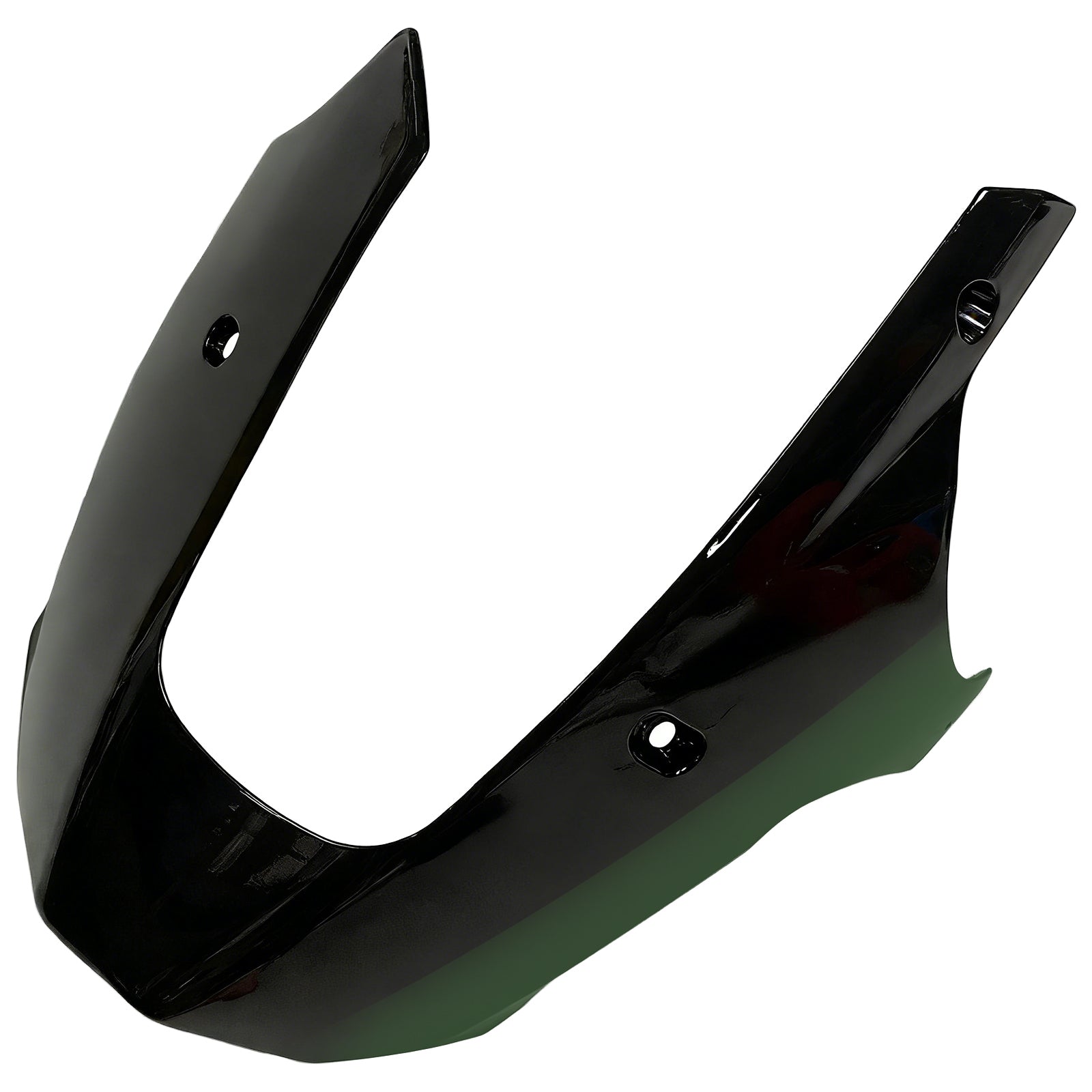 Amotopart Kawasaki 2002-2003 ZX9R Kit de carenado verde oscuro negro