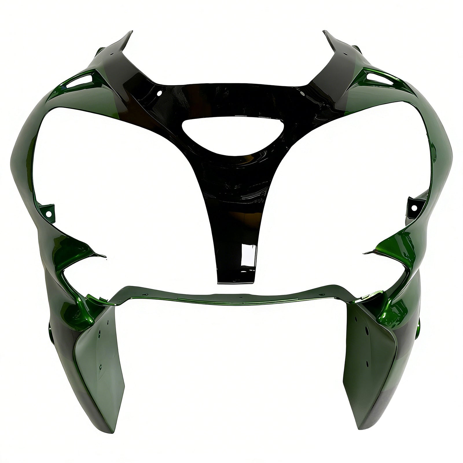 Amotopart Kawasaki 2002-2003 ZX9R Kit de carenado verde oscuro negro