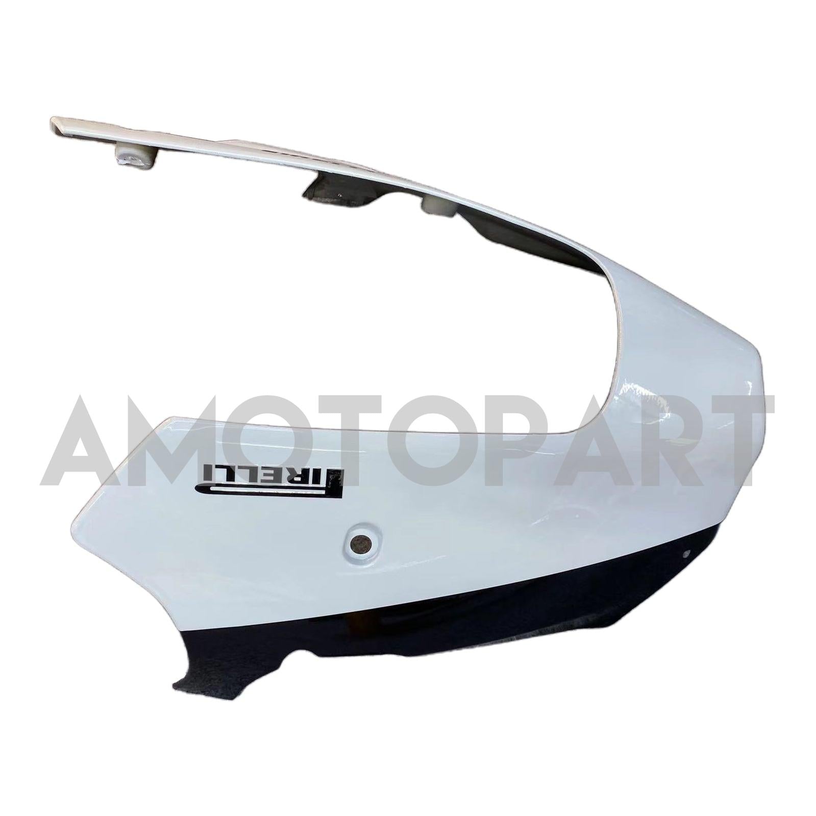 Amotopart 2002-2003 Kawasaki ZX9R Black & White Stripe Fairing Kit