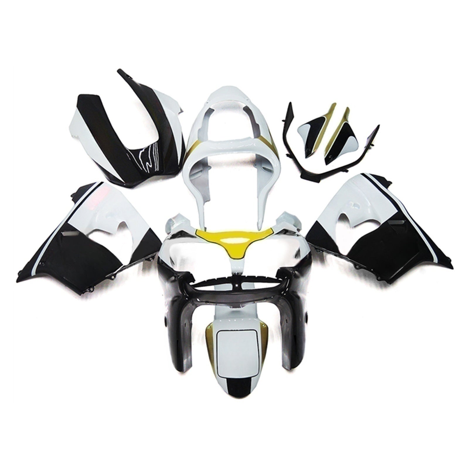 White＆Blackツートンカラーサイクル Kawasaki ZX-6R 2009/15 | ASD Racing