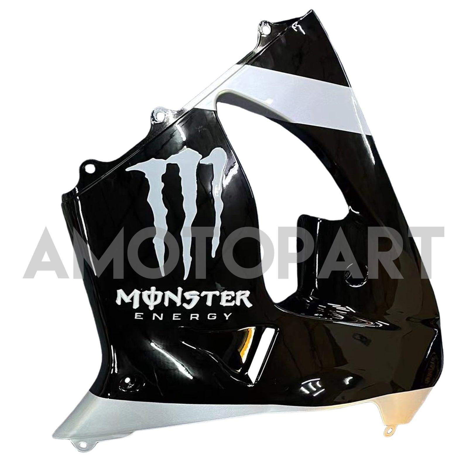 Amotopart 2002-2003 Kawasaki ZX9R Black Grey Fairing Kit