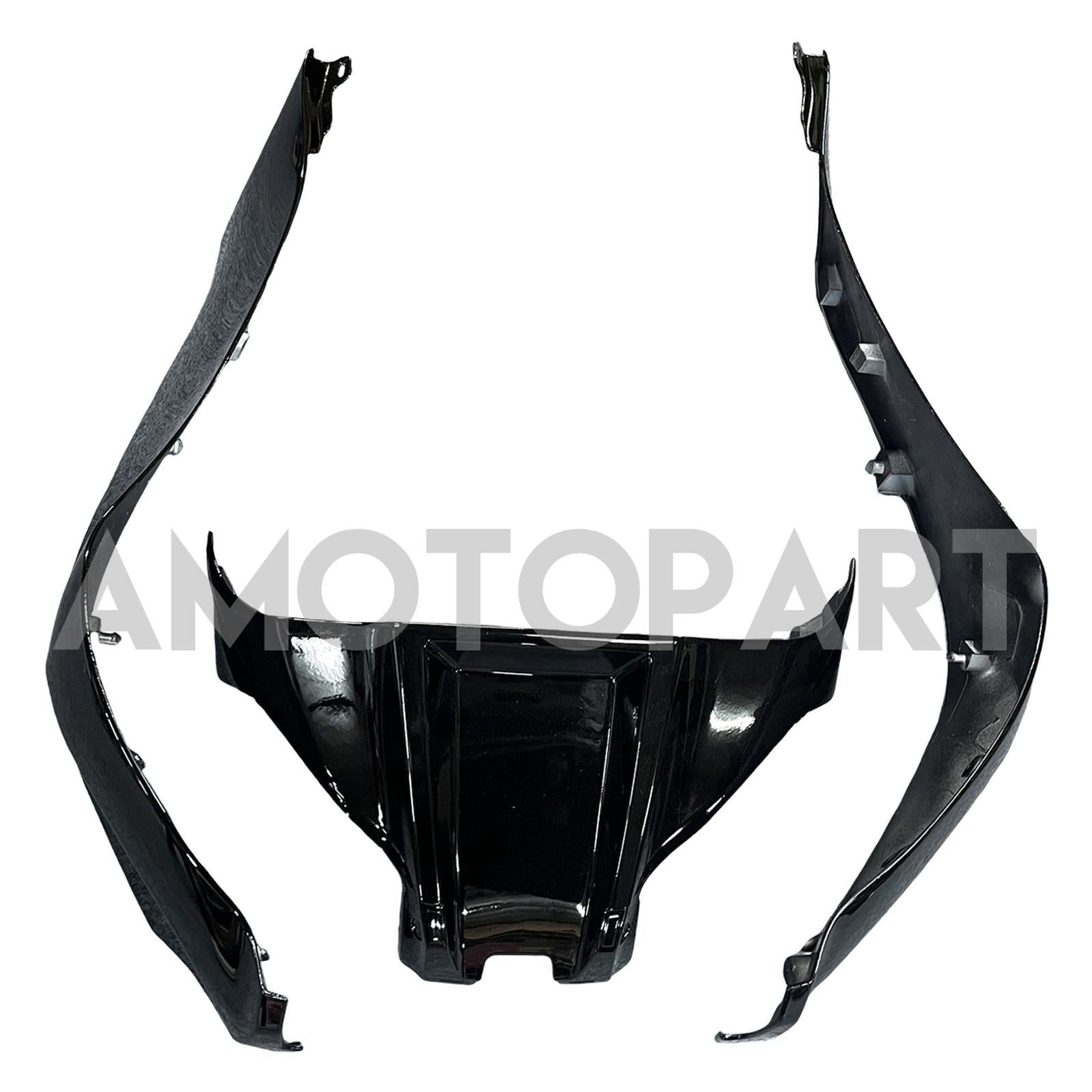 Amotopart Kawasaki 2016-2020 ZX10R Glossy Black Fairing Kit
