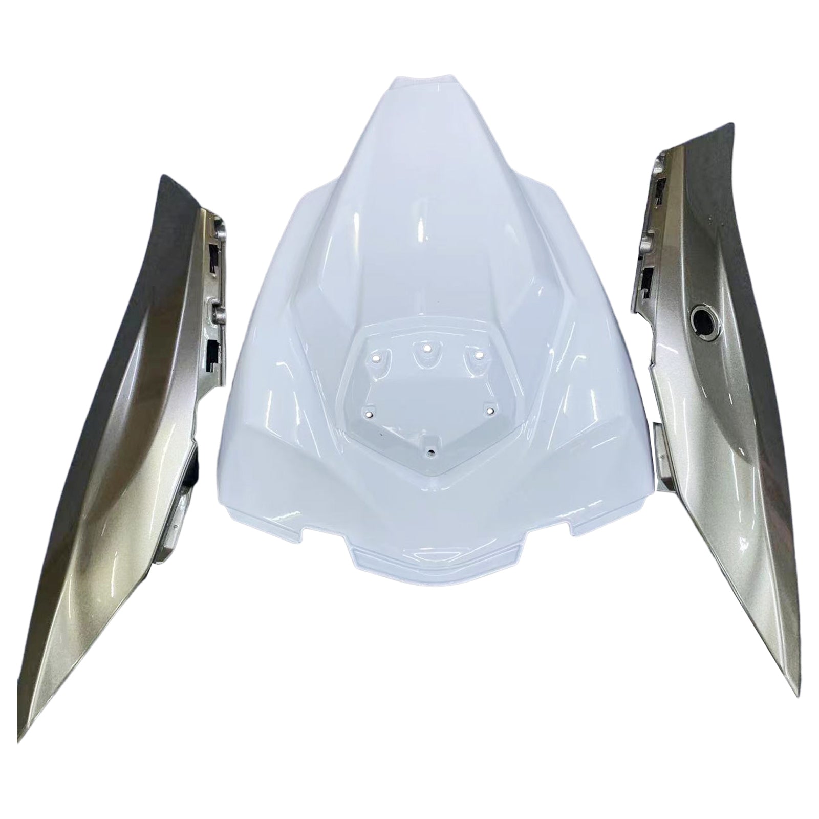 Amotopart Kawasaki 2016-2020 ZX10R White Fairing Kit