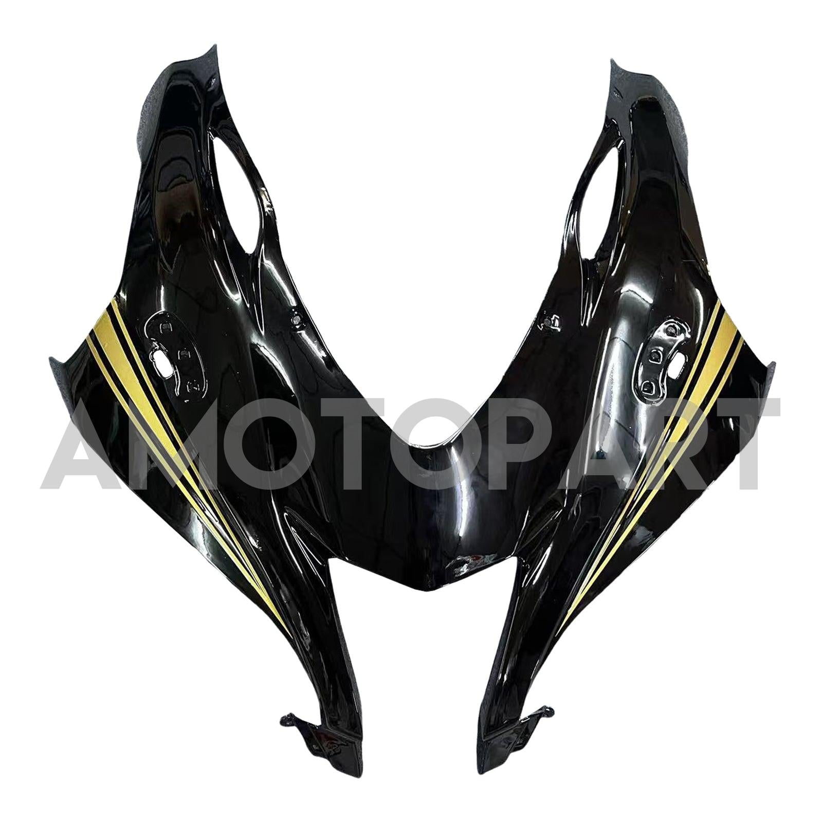 Amotopart Kawasaki ZX10R 2016-2020 Black&Green Style4 Fairing Kit