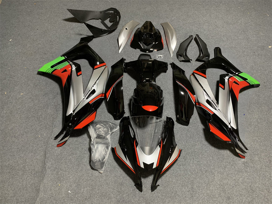 Amotopart Kawasaki ZX10R 2016-2020 Black&Grey Fairing Kit