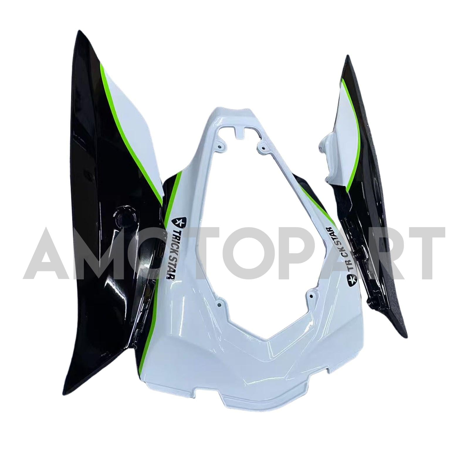 Amotopart Kawasaki ZX10R 2016-2020 White&Green Fairing Kit
