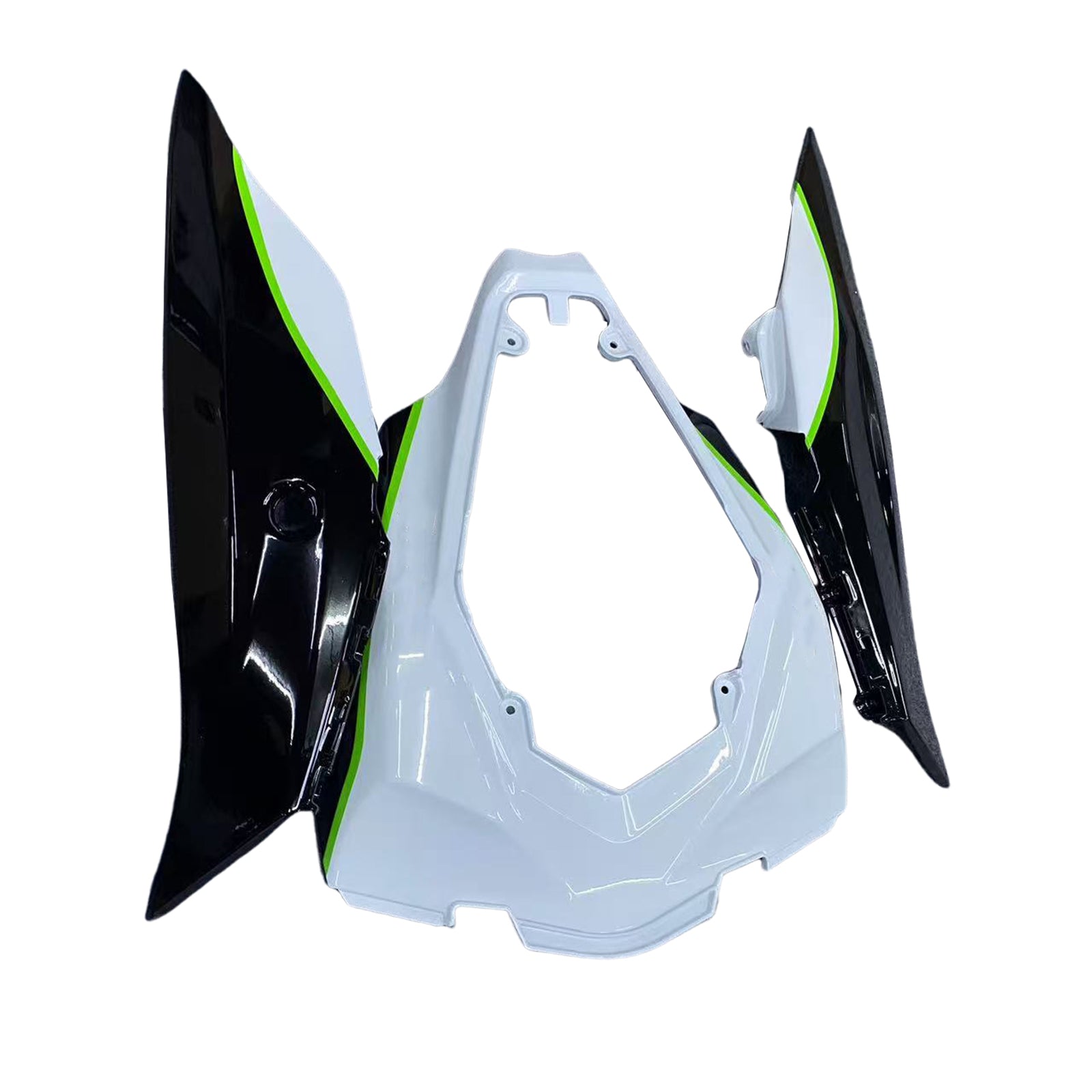 Amotopart Kawasaki ZX10R 2016-2020 Weiß&Grünes Verkleidungsset