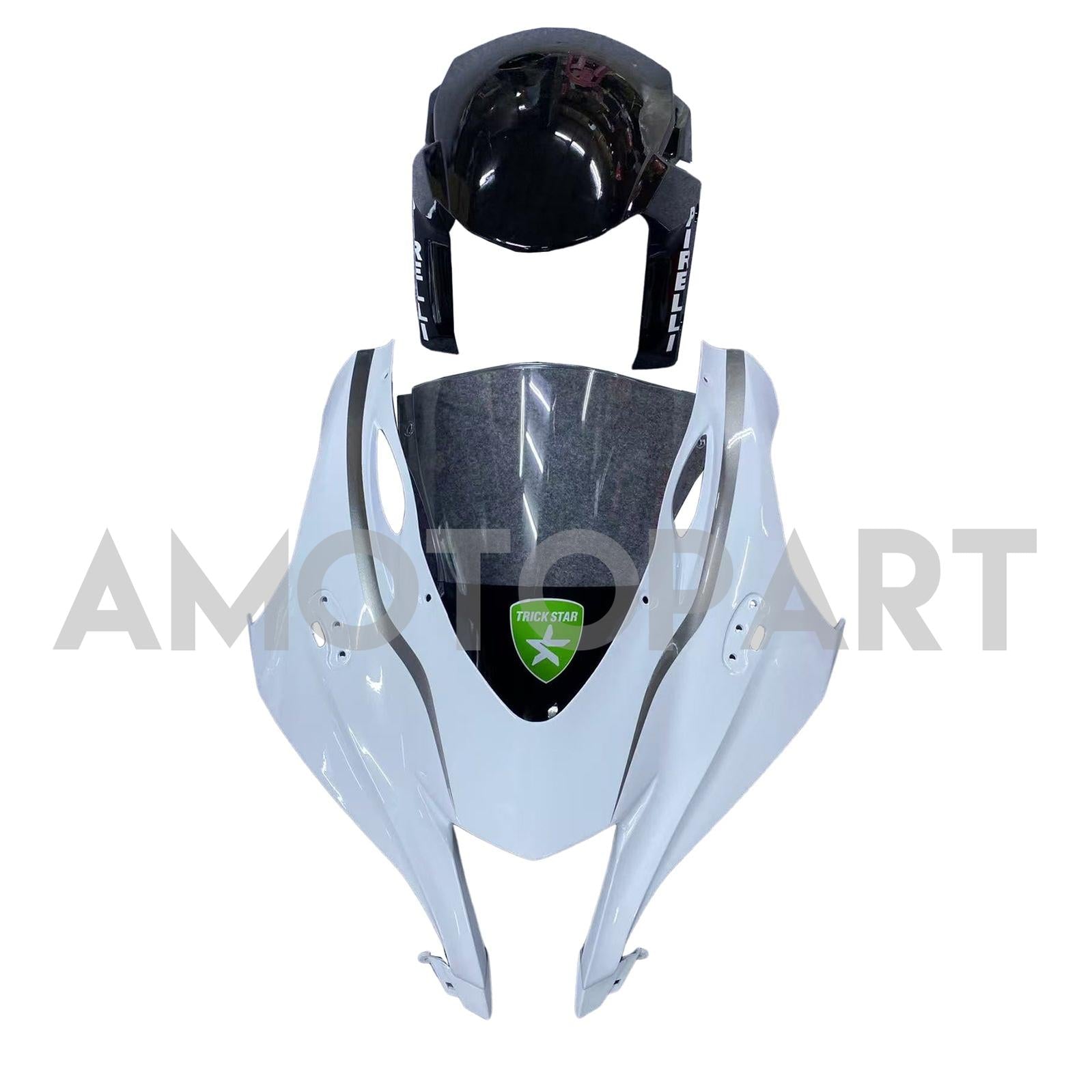 Amotopart Kawasaki ZX10R 2016-2020 White&Green Fairing Kit