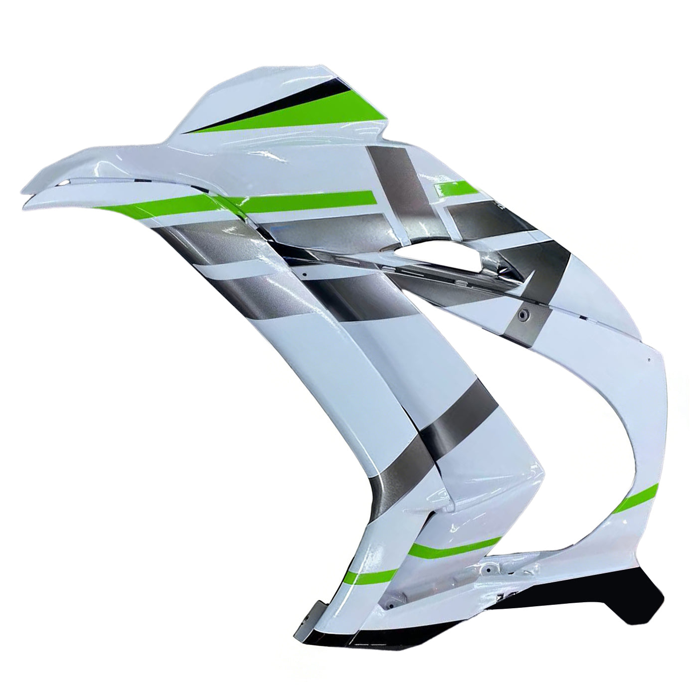Amotopart Kawasaki ZX10R 2016-2020 Weiß&Grünes Verkleidungsset