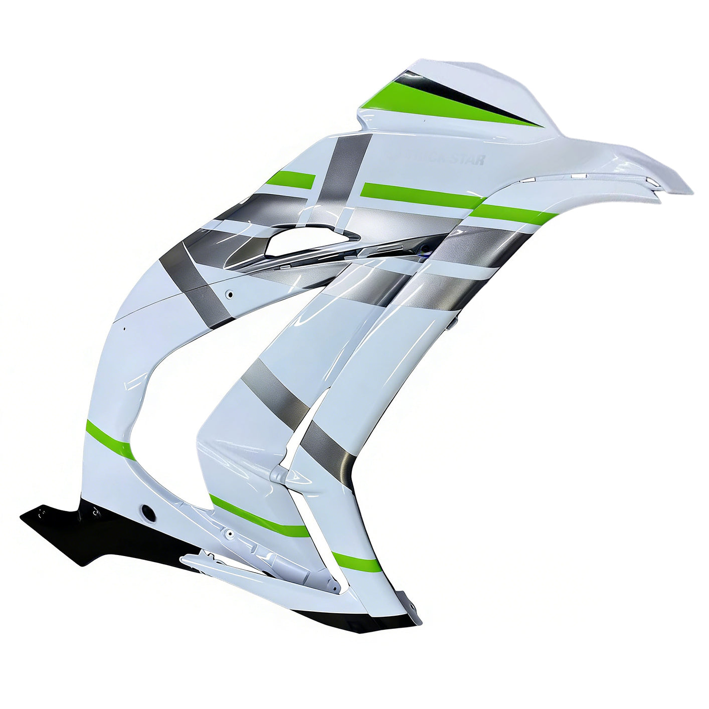 Amotopart Kawasaki ZX10R 2016-2020 Weiß&Grünes Verkleidungsset