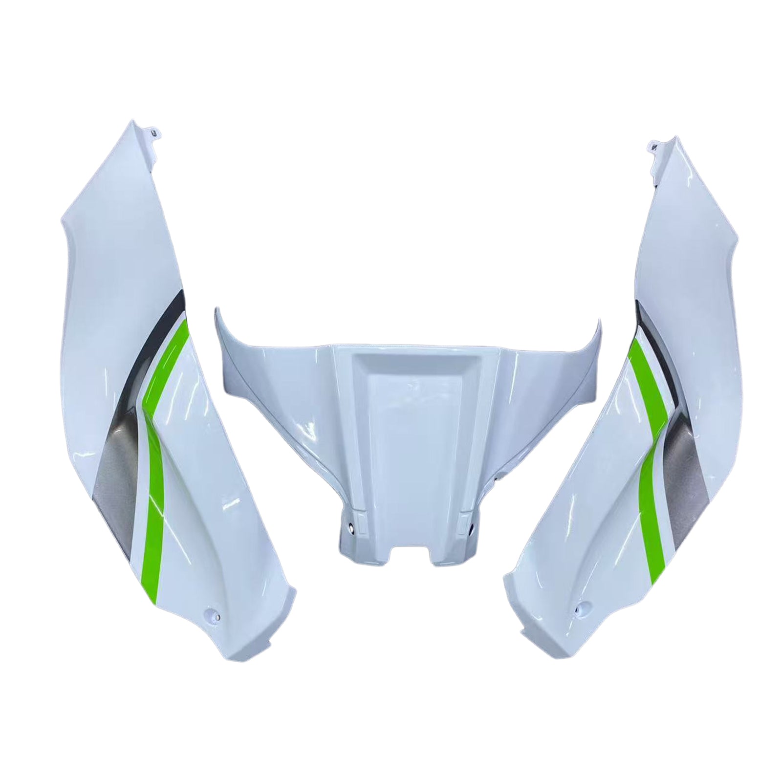 Amotopart Kawasaki ZX10R 2016-2020 Weiß&Grünes Verkleidungsset