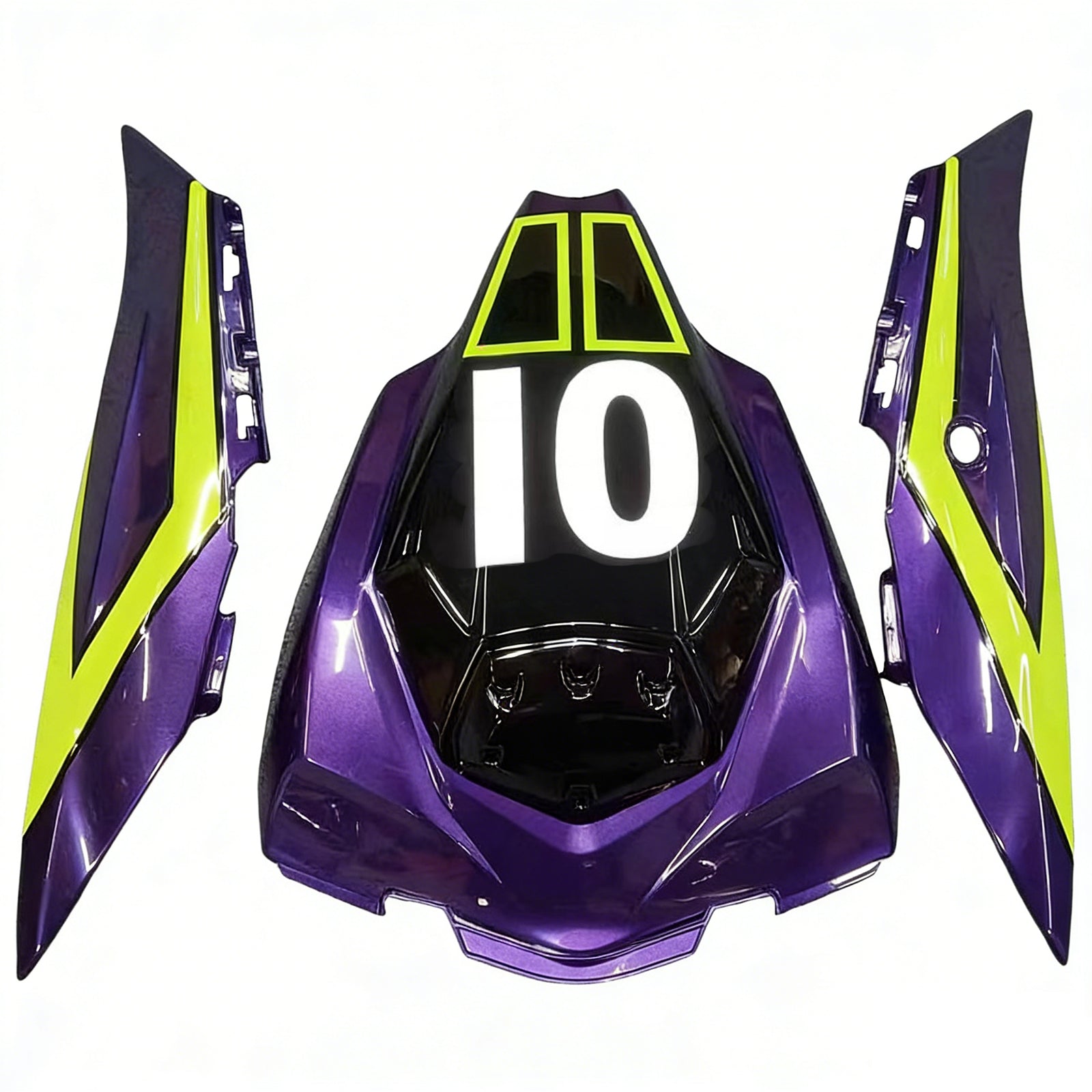 Amotopart Kawasaki ZX10R 2016-2020 Purple&Green Fairing Kit