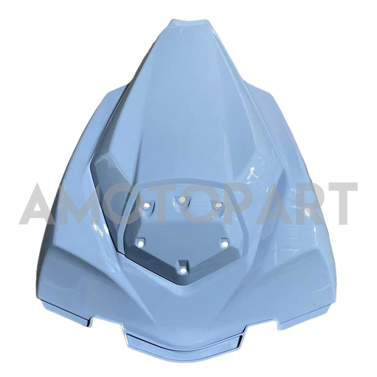 Amotopart 2016-2020 Kawasaki ZX10R Grey mix Blue with Yellow Fairing Kit