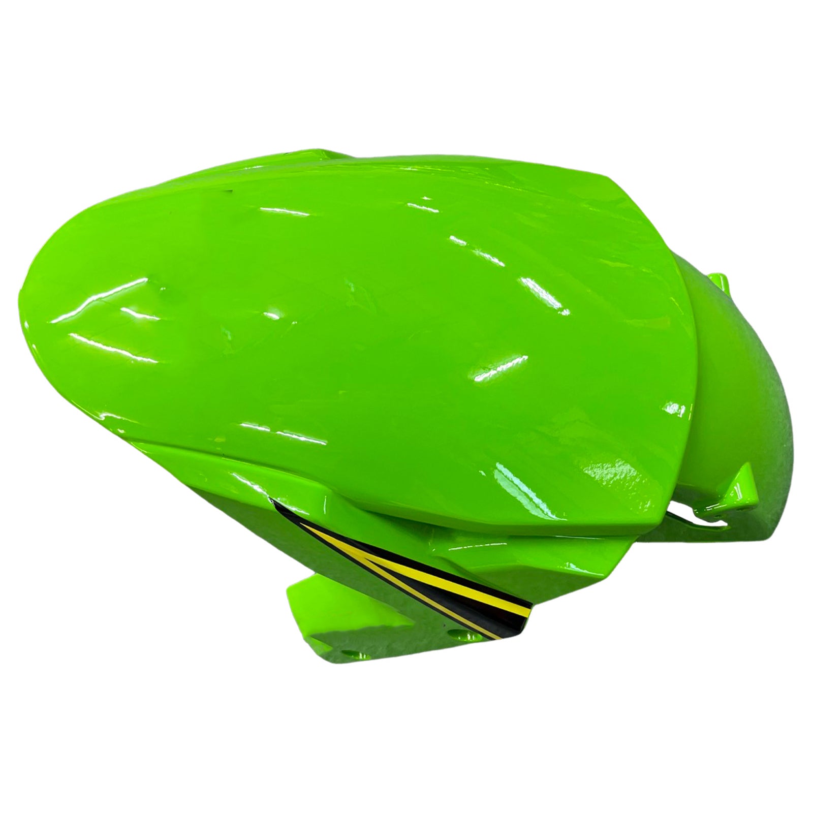 Amotopart 2016-2020 Kawasaki ZX10R ブラック&グリーン Style9 フェアリングキット