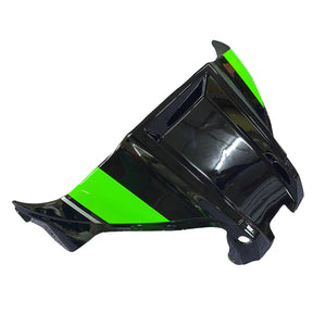 Amotopart 2016-2020 Kawasaki ZX10R Black&Green Style8 Fairing Kit