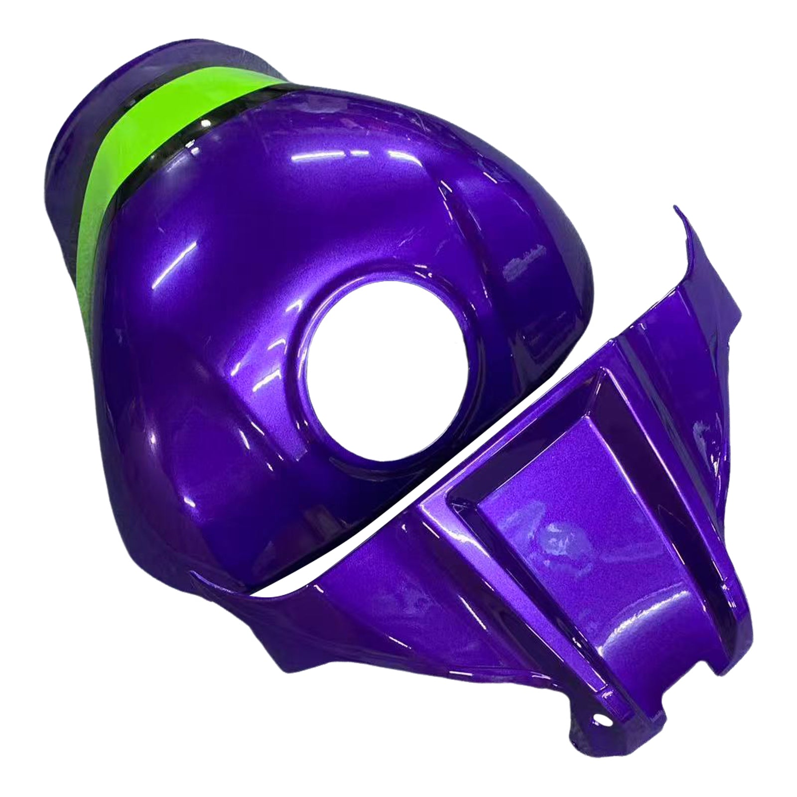Amotopart 2016-2020 Kawasaki ZX10R Purple & Green Fairing Kit