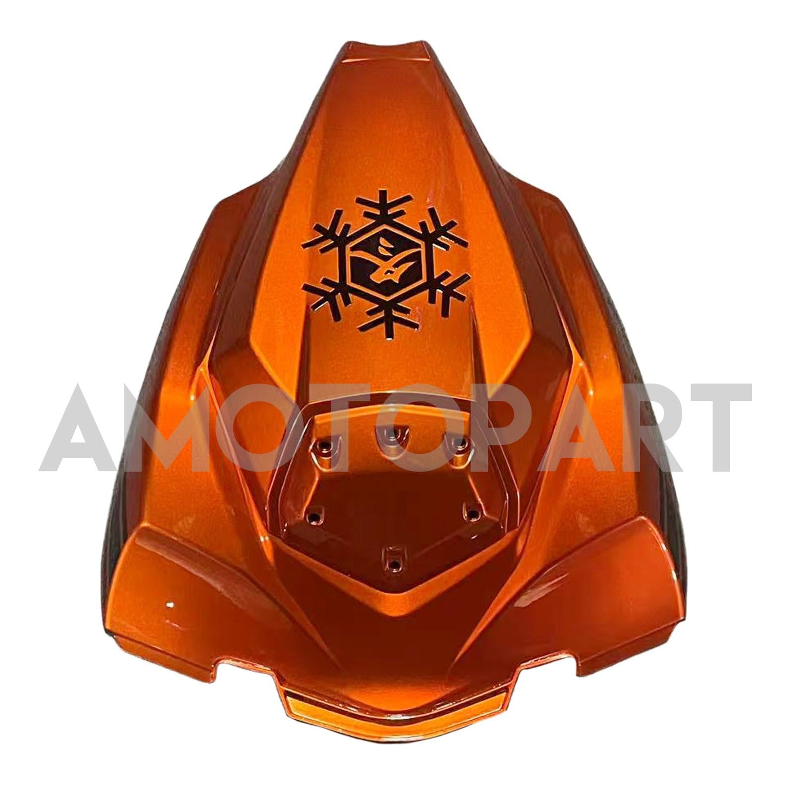Amotopart 2016-2020 ZX10R Kawasaki Orange&Schwarzes Verkleidungskit