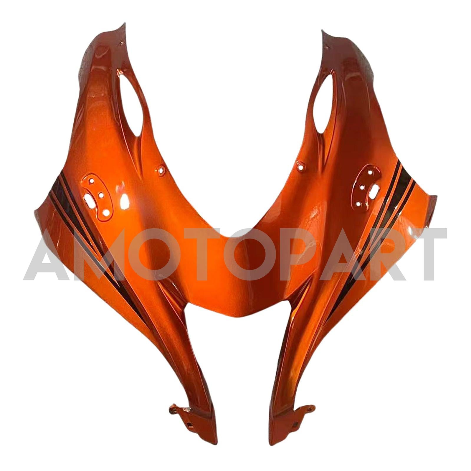 Amotopart 2016-2020 ZX10R Kawasaki Orange&Schwarzes Verkleidungskit