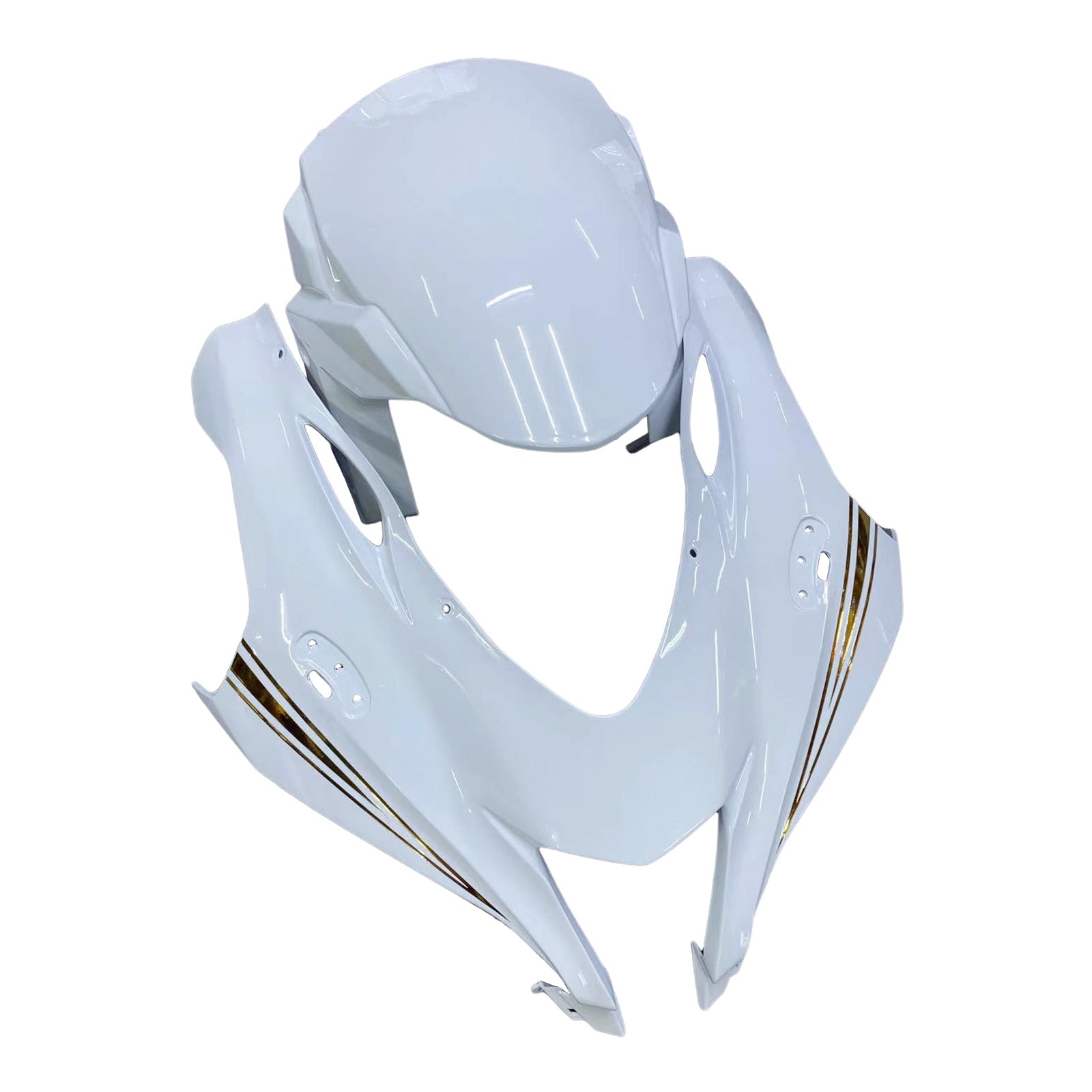 Amotopart 2016-2020 ZX10R Kawasaki White Fairing Kit