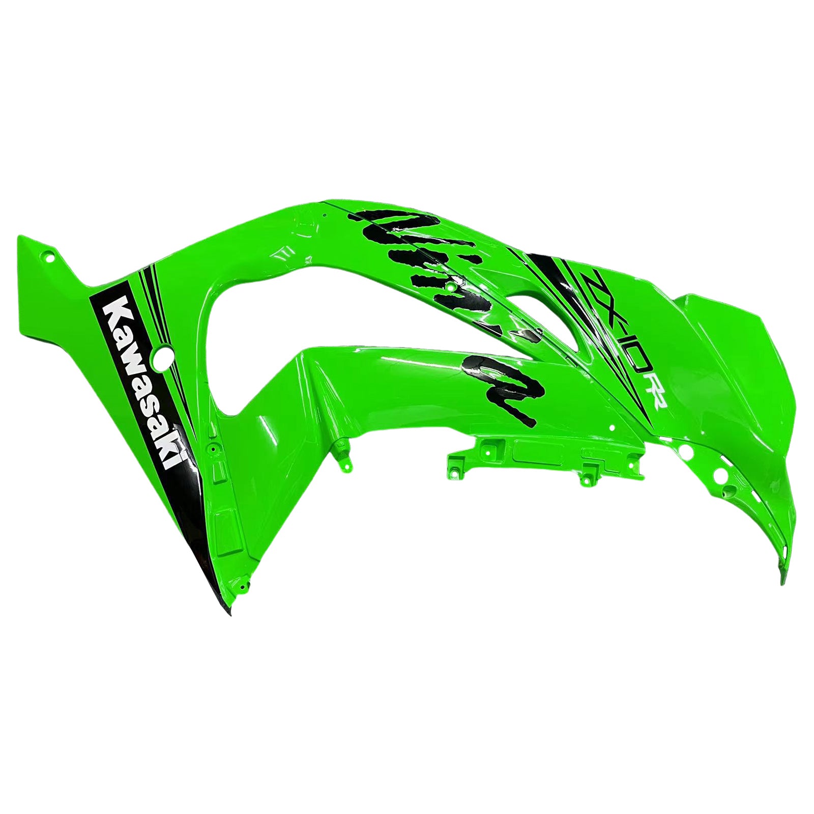 Amotopart 2016-2020 ZX10R Kawasaki Green&Black Style3 Fairing Kit