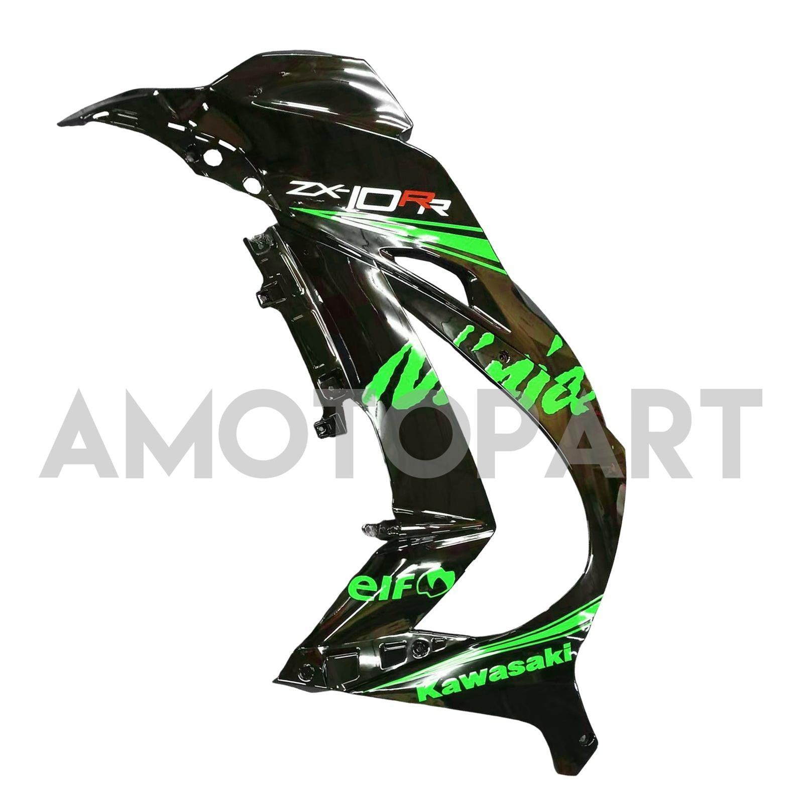 Amotopart 2016-2020 ZX10R Kawasaki Green & Black Style2 Failing Kit
