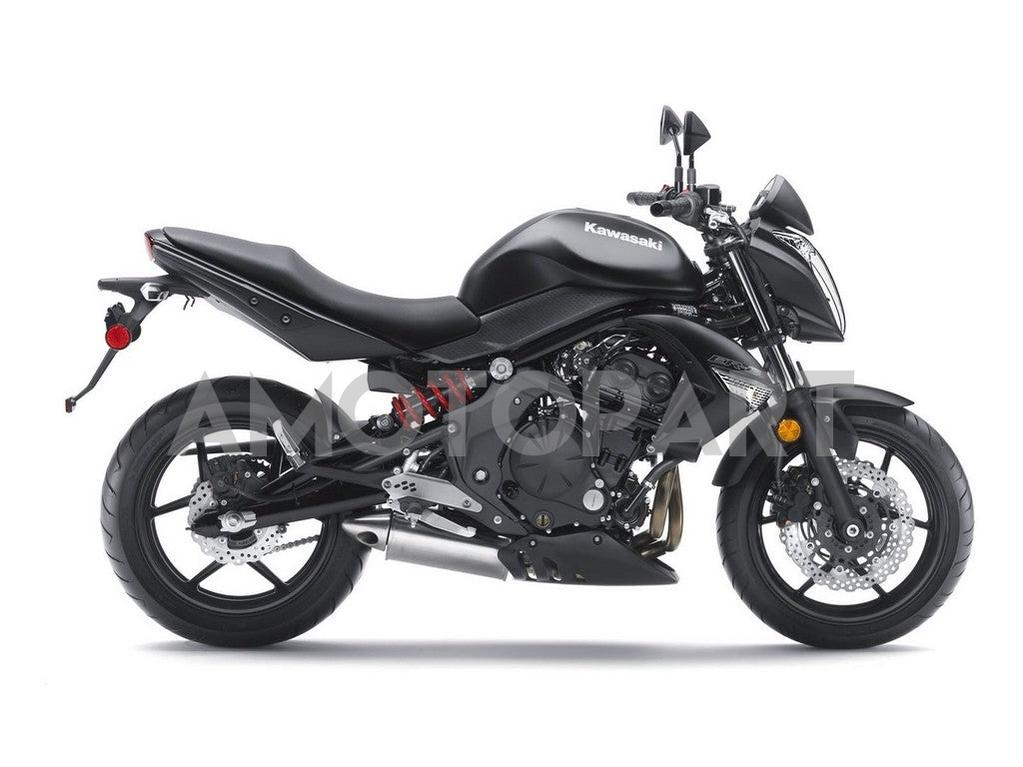Amotopart Kawasaki 2009-2011 ER6N Black Fairing Kit