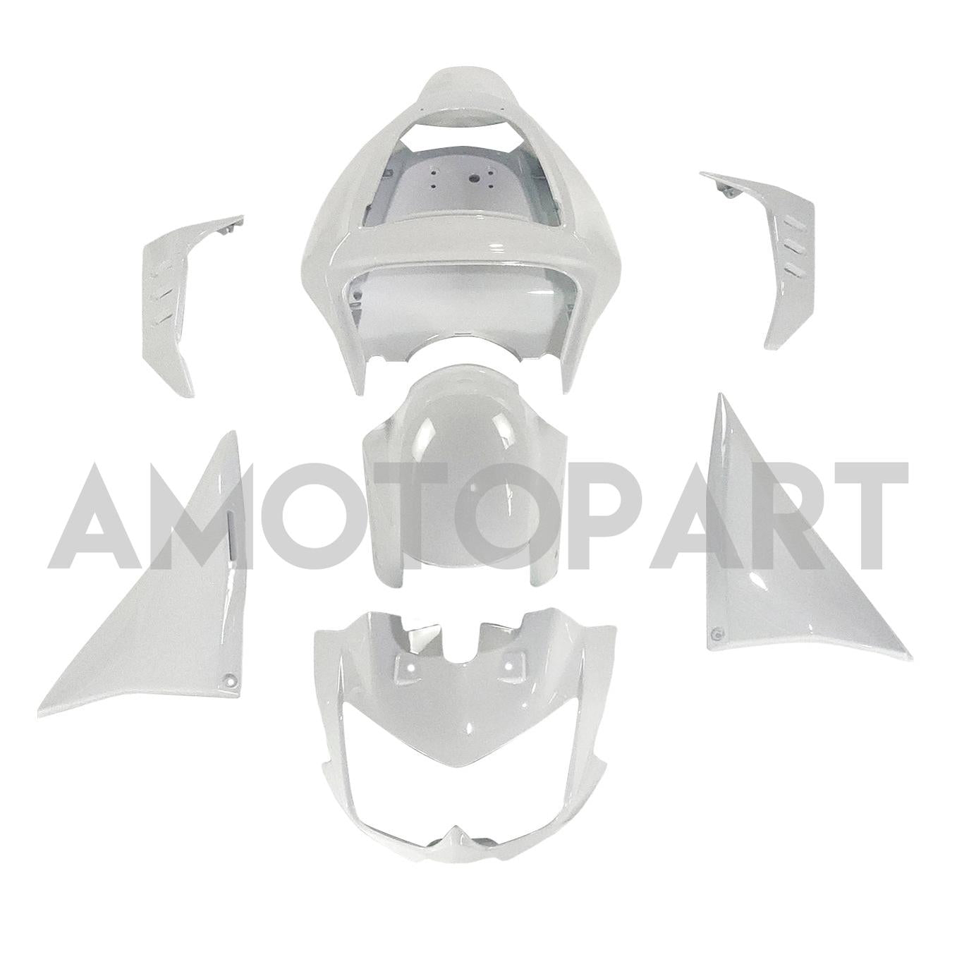 Amotopart 2003-2006 Z1000 Kawasaki White Fairing Kit
