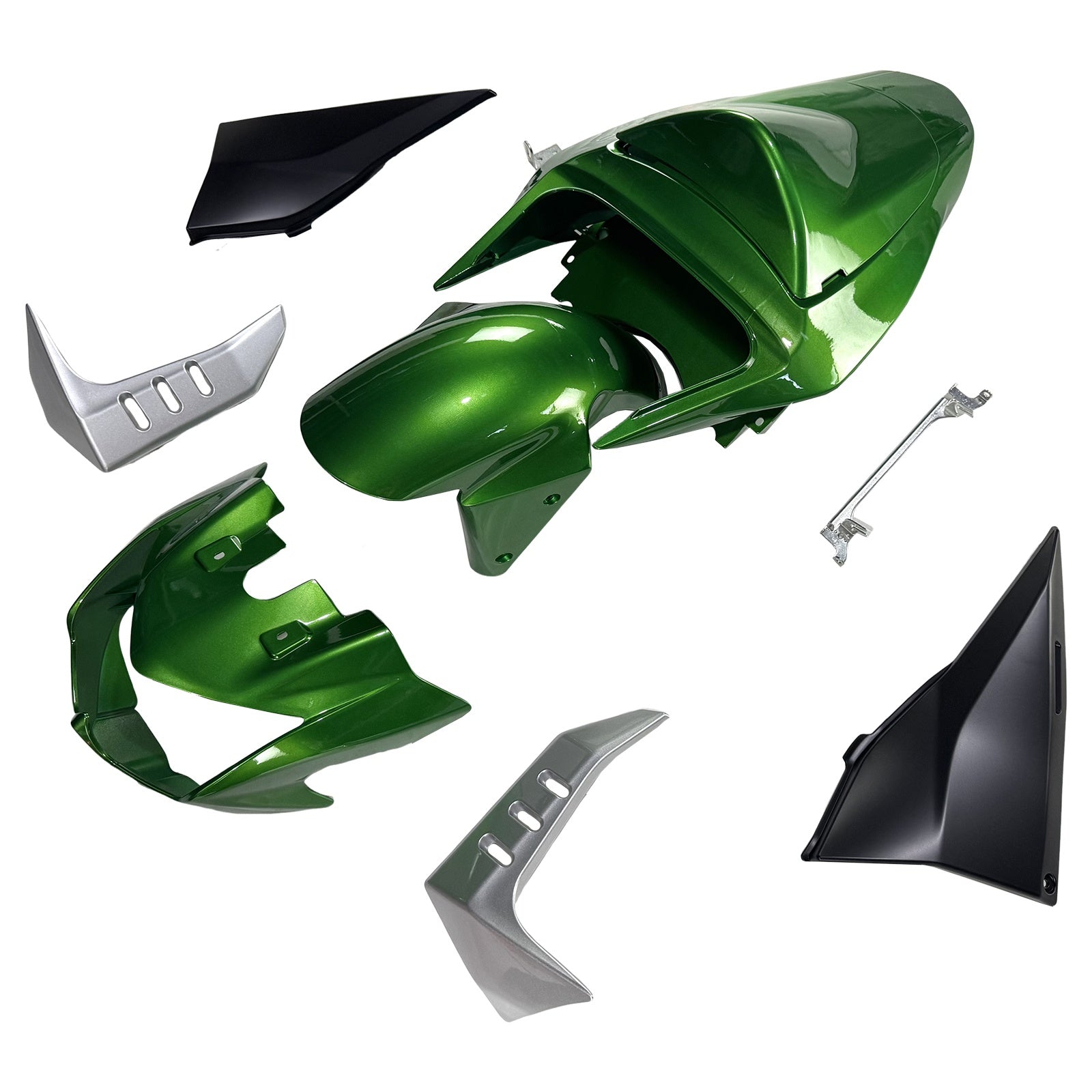 Amotopart 2003-2006  Kawasaki Z1000 Green Fairing Kit