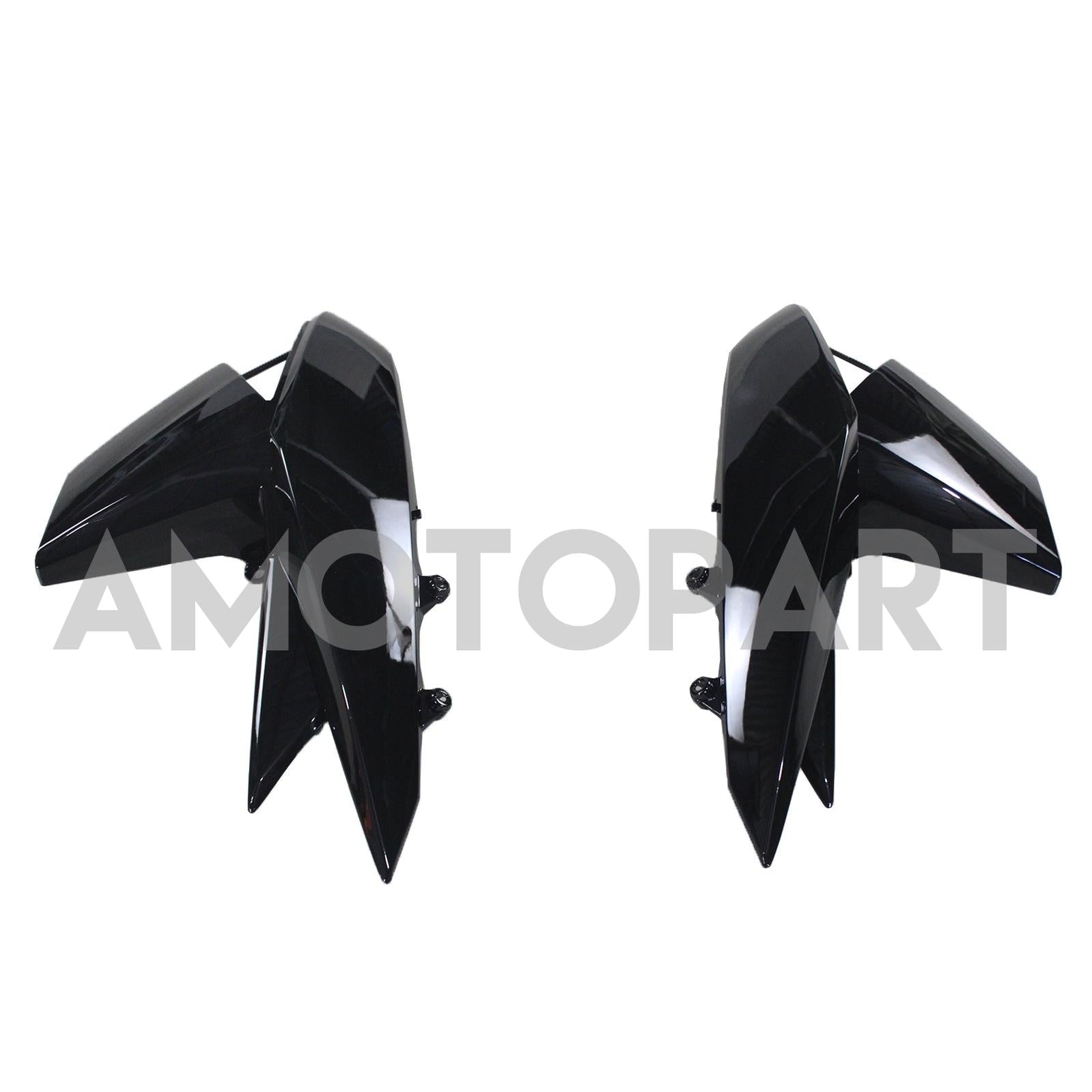 Amotopart Kawasaki Z1000 2010-2013 Glossy Black Fairing Kit
