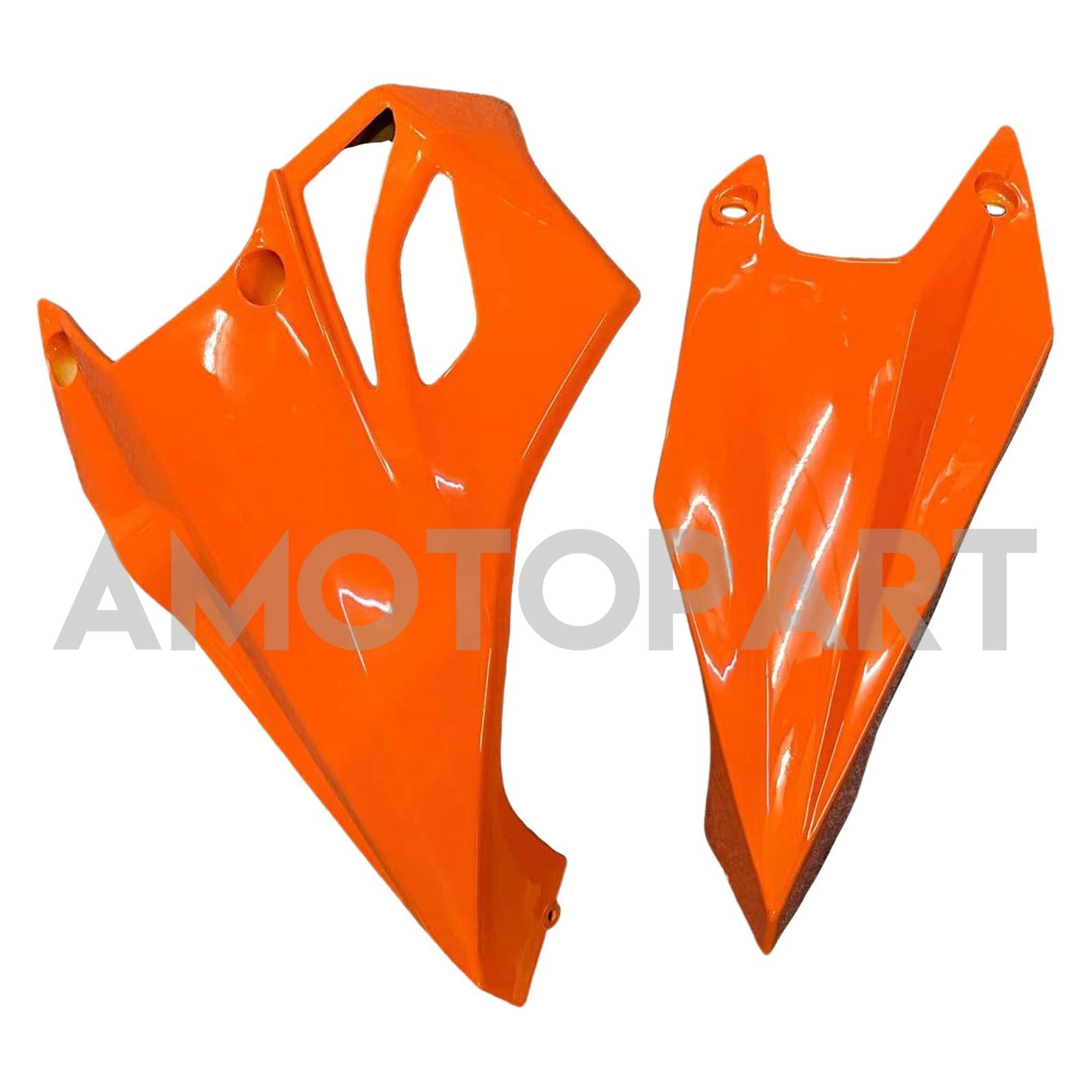Amotopart Kawasaki Z1000 2010-2013 Glossy Orange Black Fairing Kit