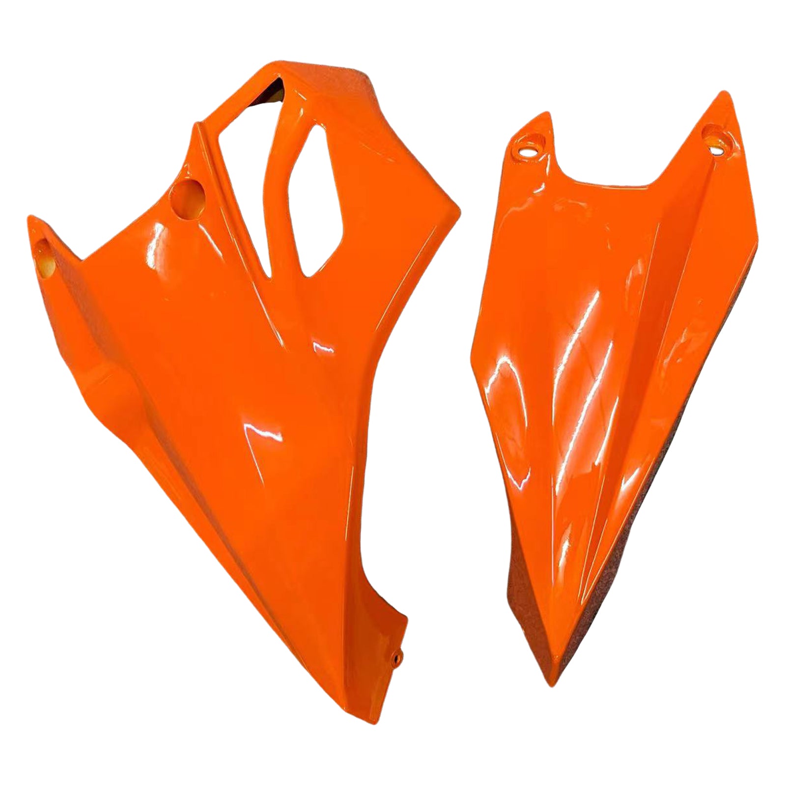 Amotopart Kawasaki Z1000 2010-2013 Glossy Orange Black Fairing Kit