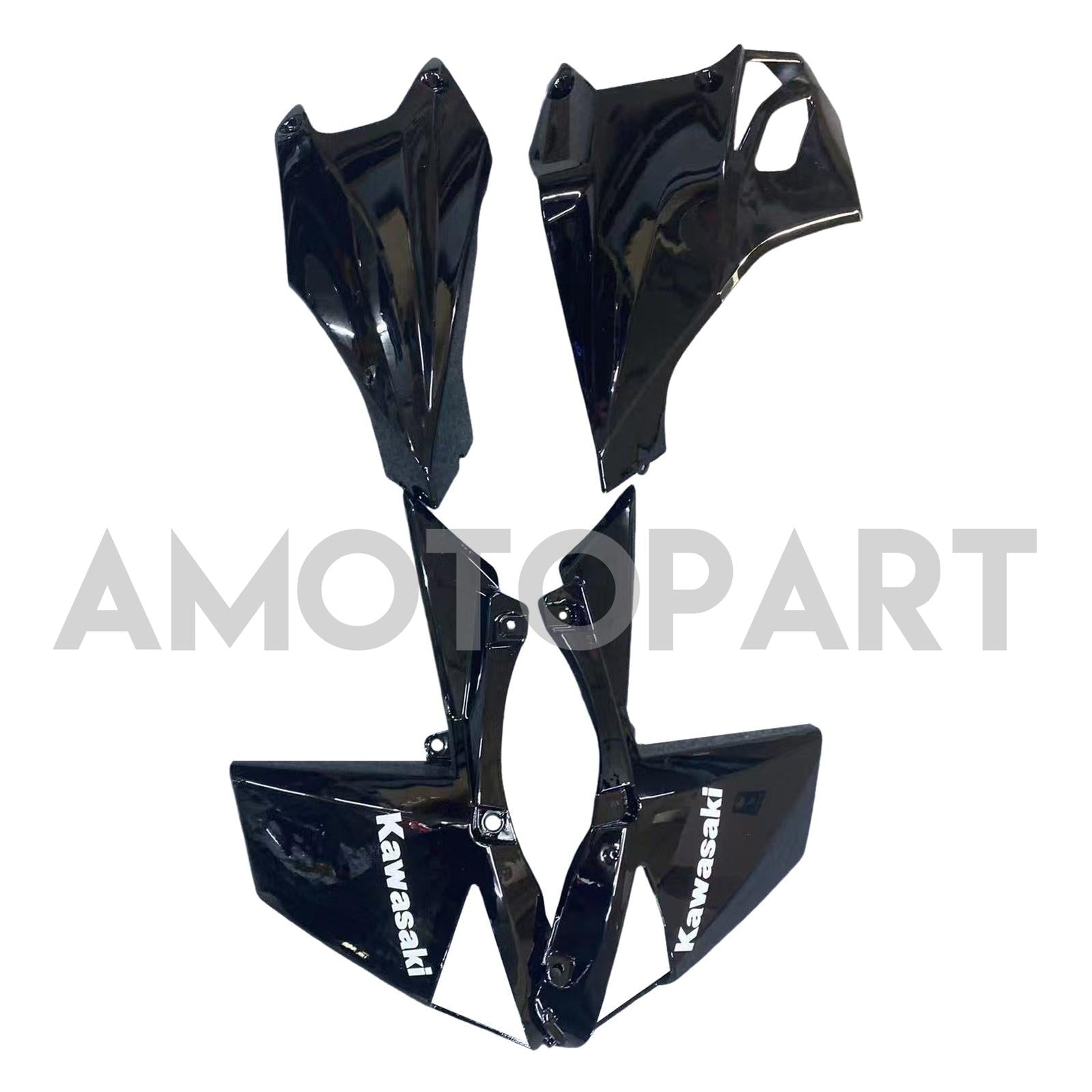 Amotopart 2010-2013 Z1000 Kawasaki Gloss Black Fairing Kit
