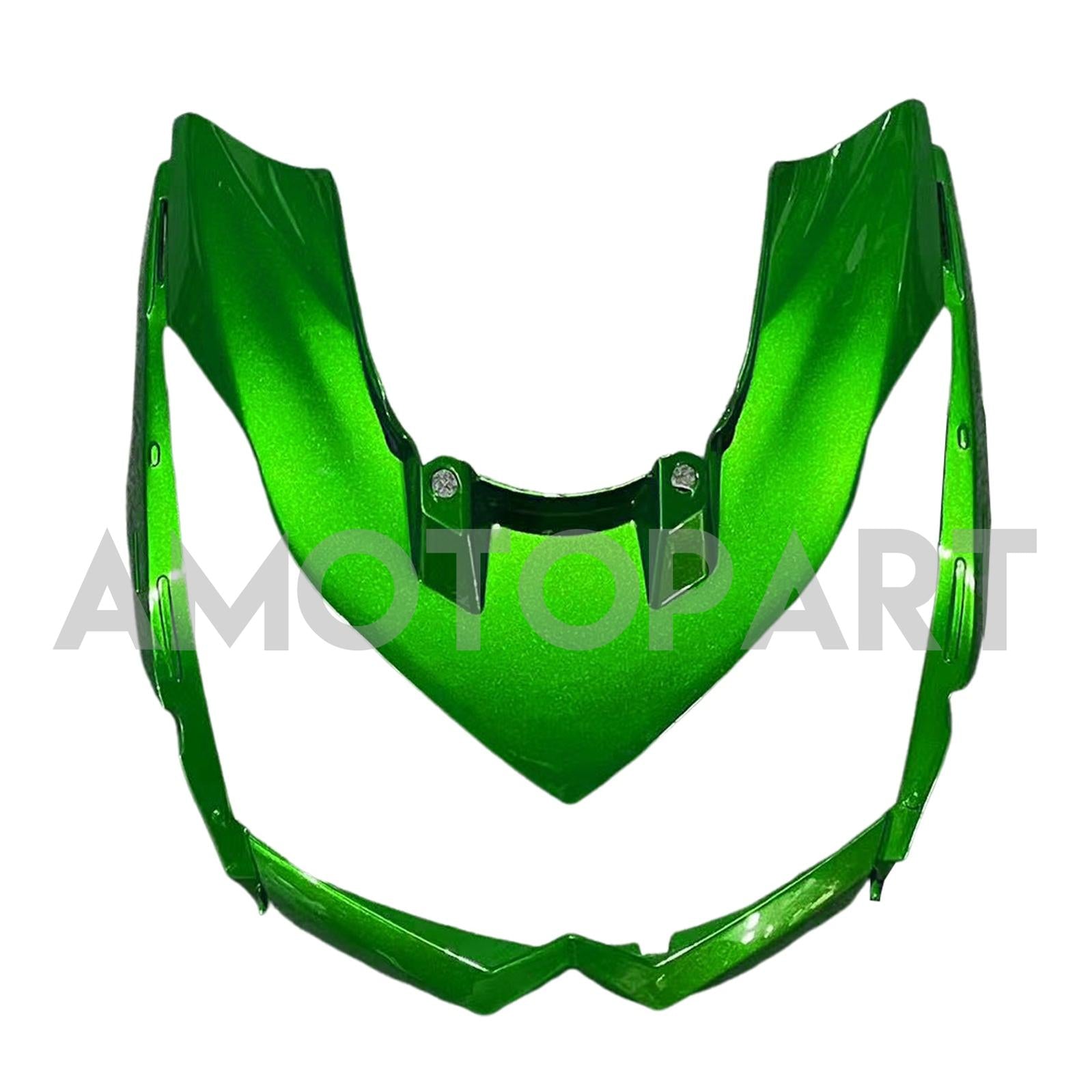 Amotopart 2010-2013 Z1000 Kawasaki Green&Black Style2 Fairing Kit