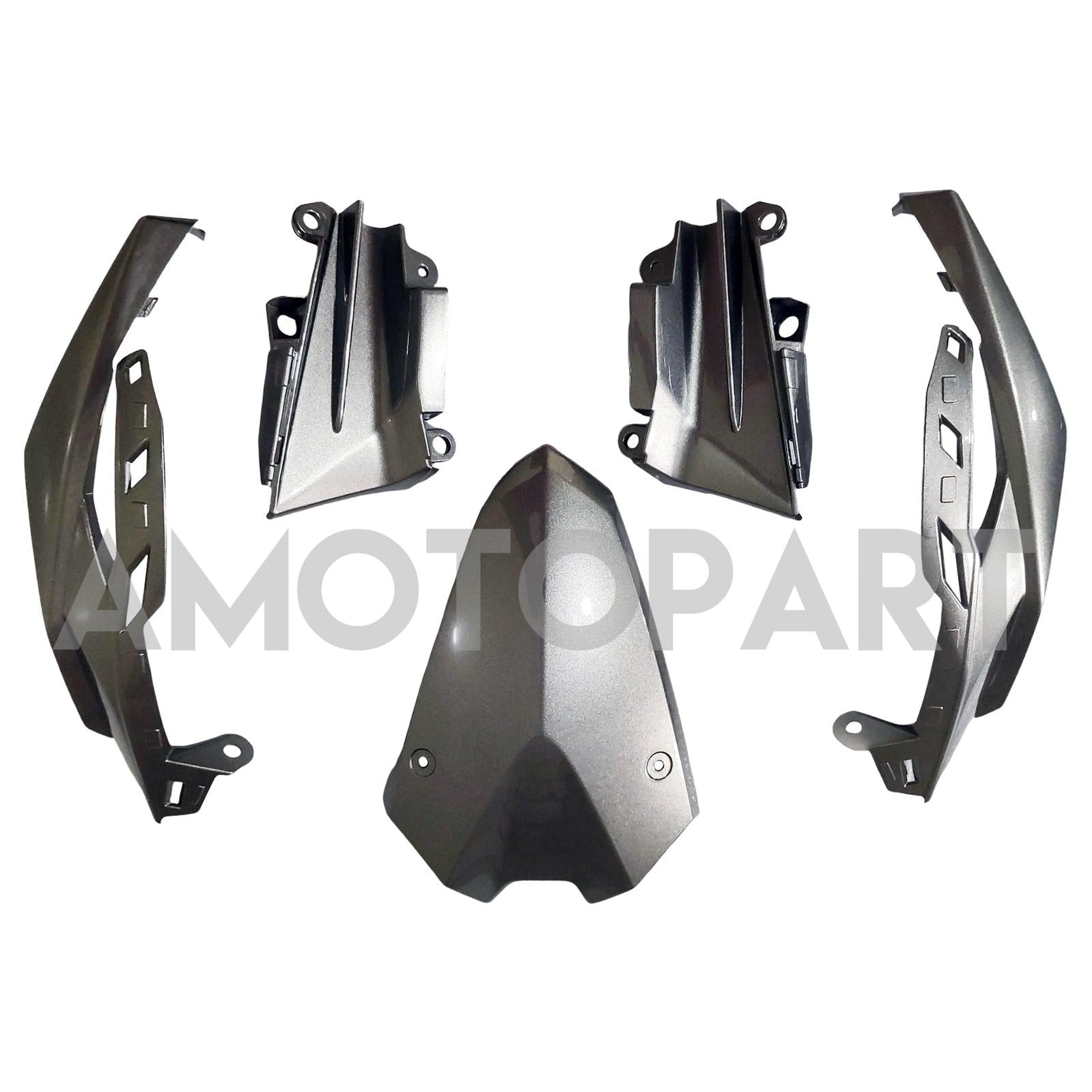 Amotopart 2014-2017 Z1000 Kawasaki Grey&Black Fairing Kit