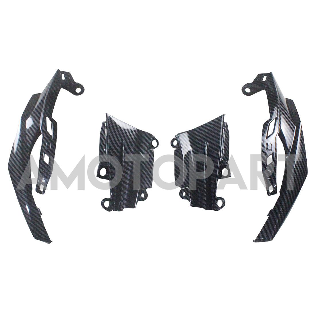 Amotopart 2014-2017 Z1000 Kawasaki Carbon Fiber Black Fairing Kit