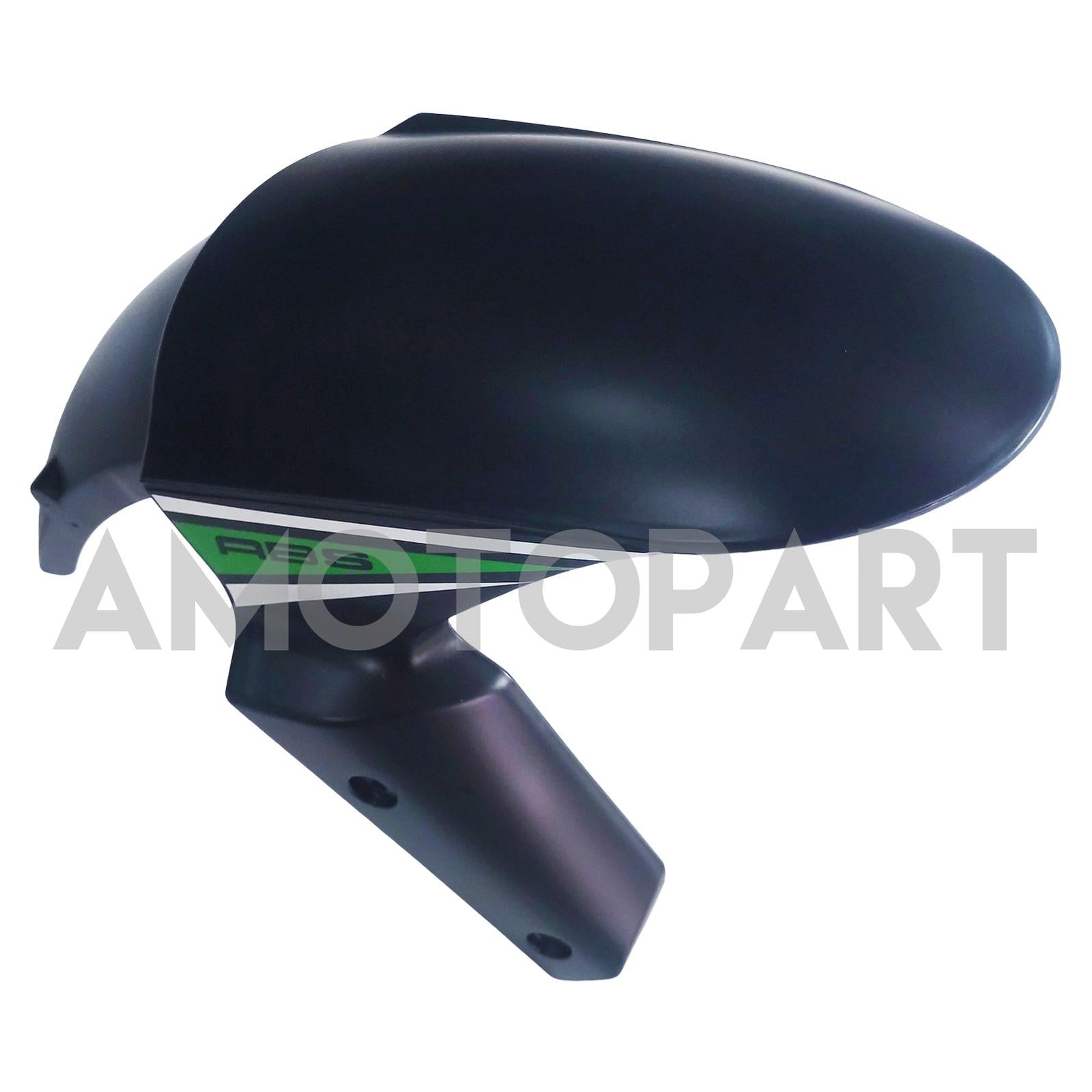 Amotopart 2014-2017 Kawasaki Z1000 Black Green Fairing Kit