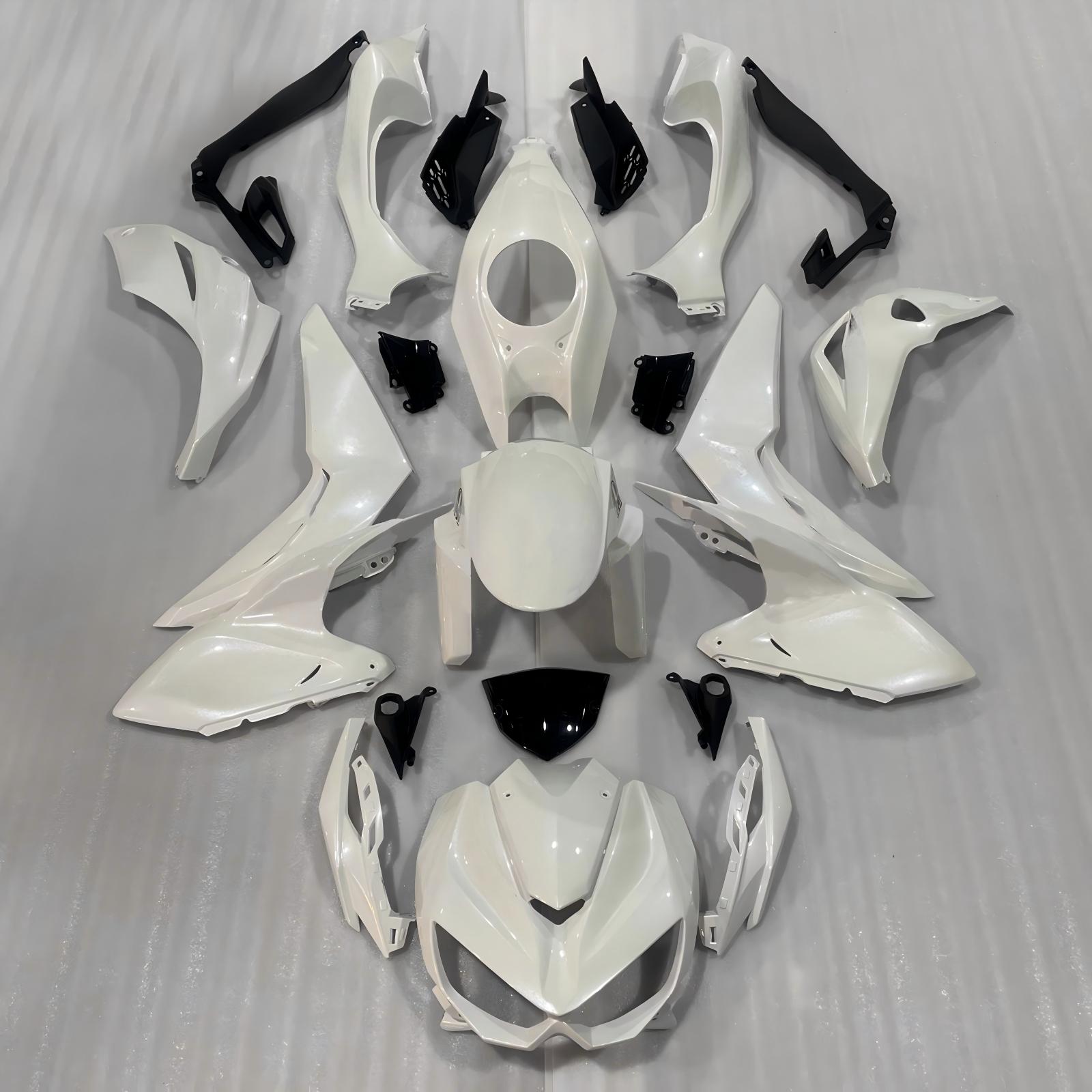 Amotopart 2014-2017 Kawasaki Z1000 Grey White Black Fairing Kit