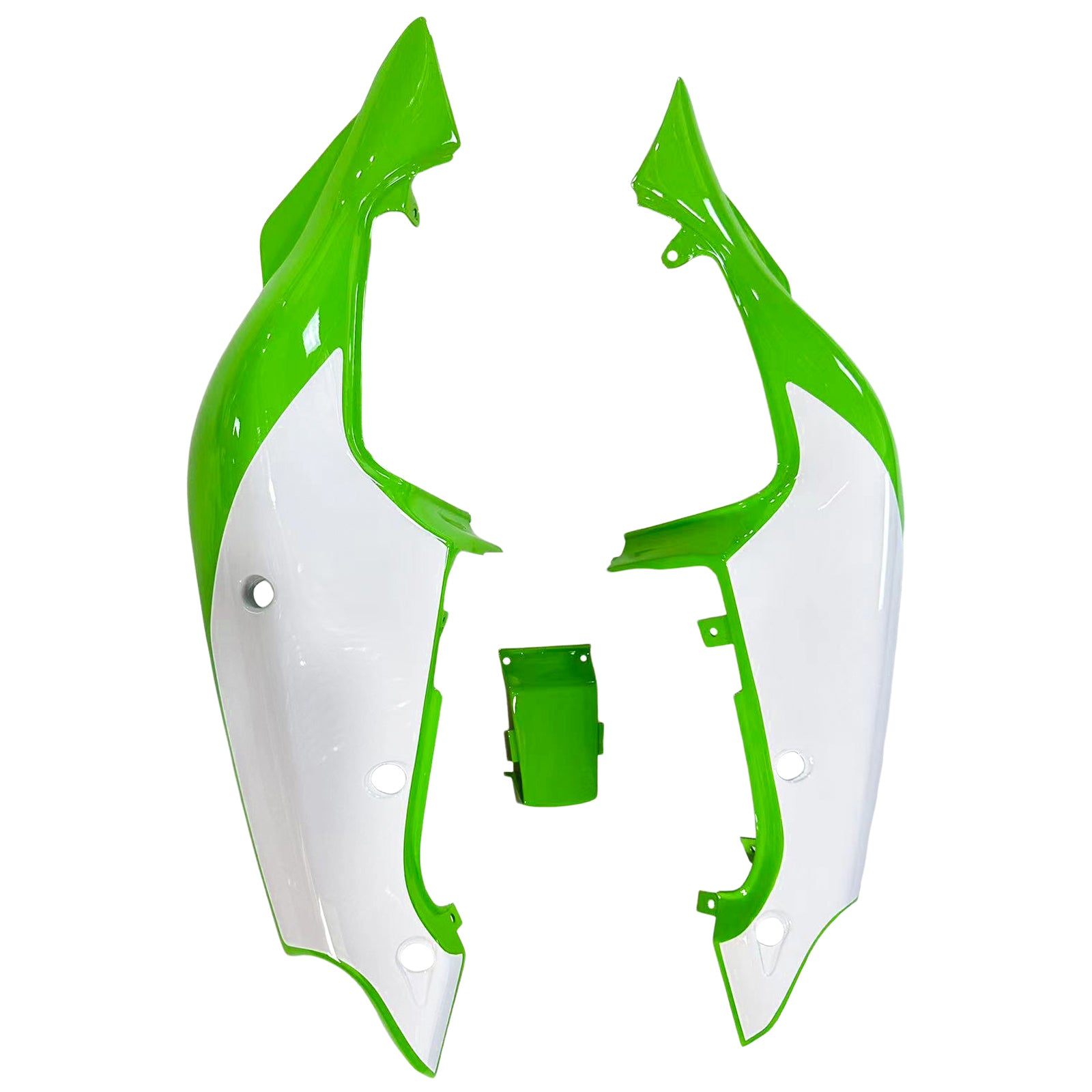 Amotopart 1996-2003 Kawasaki ZX7R verde con kit carenatura logo bianco