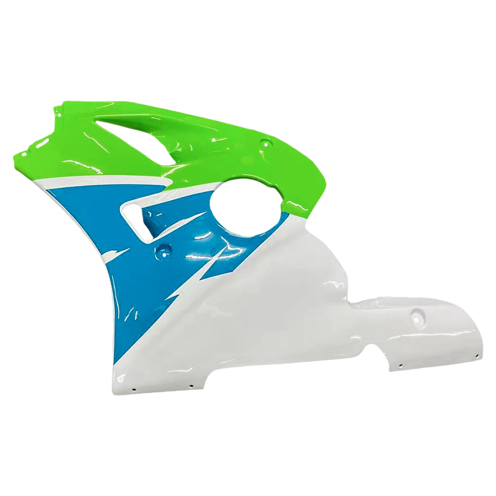 Amotopart  Kawasaki ZXR400 1992-1996 Green Blue White Fairing Kit