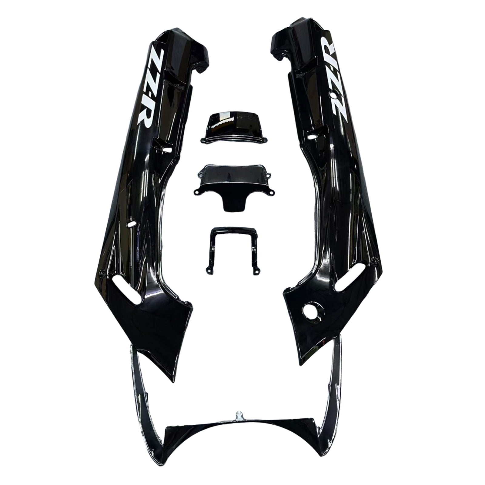 Amotopart ZZR400 1993-2007 ZZR600 1998-2003 Kawasaki Gloss Black Fairi